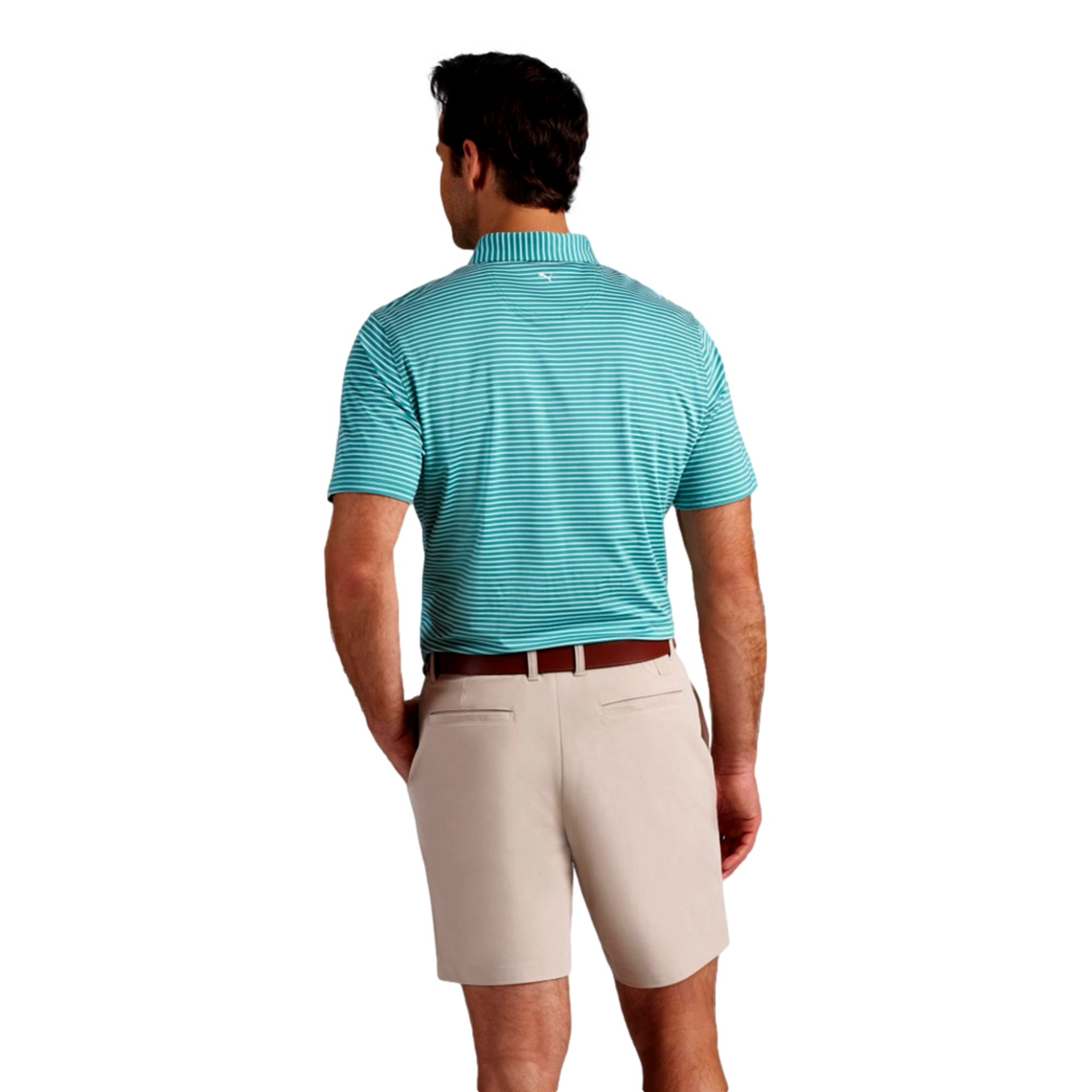 BRR Striped Men's Golf  Polo Shirt