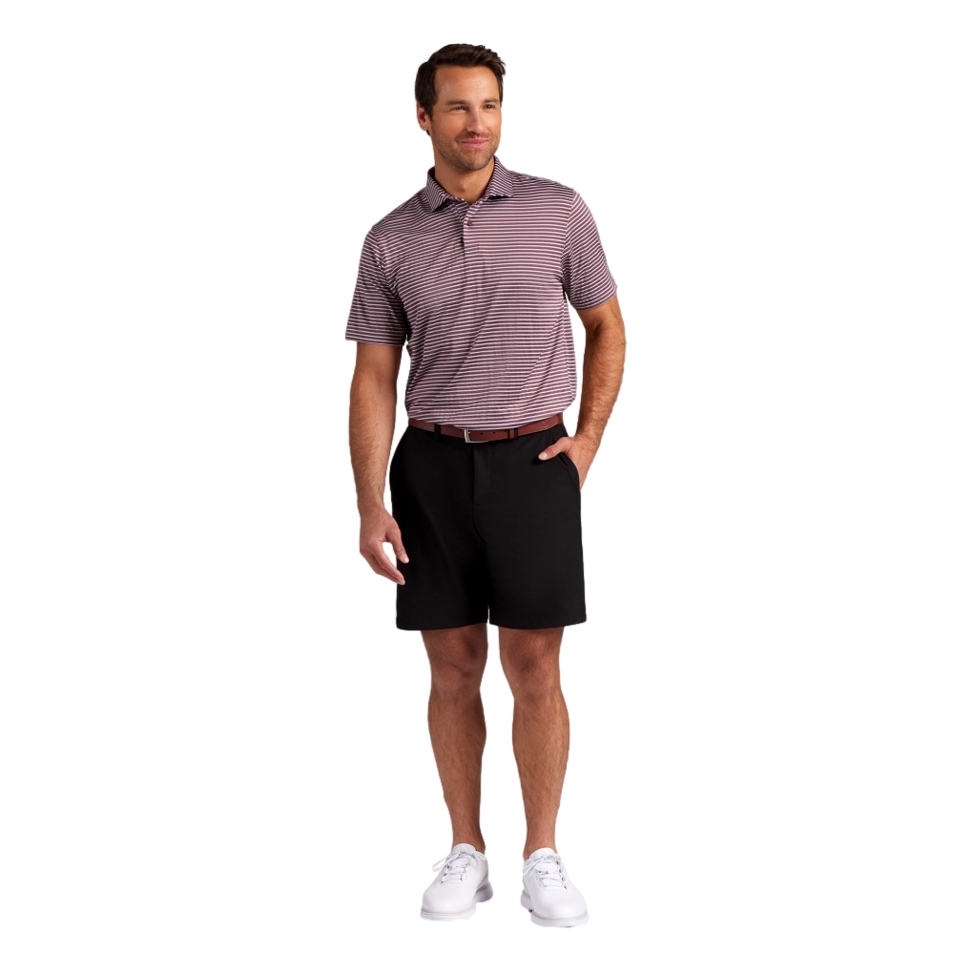 Brr Stripe Men's Golf Polo Shirt