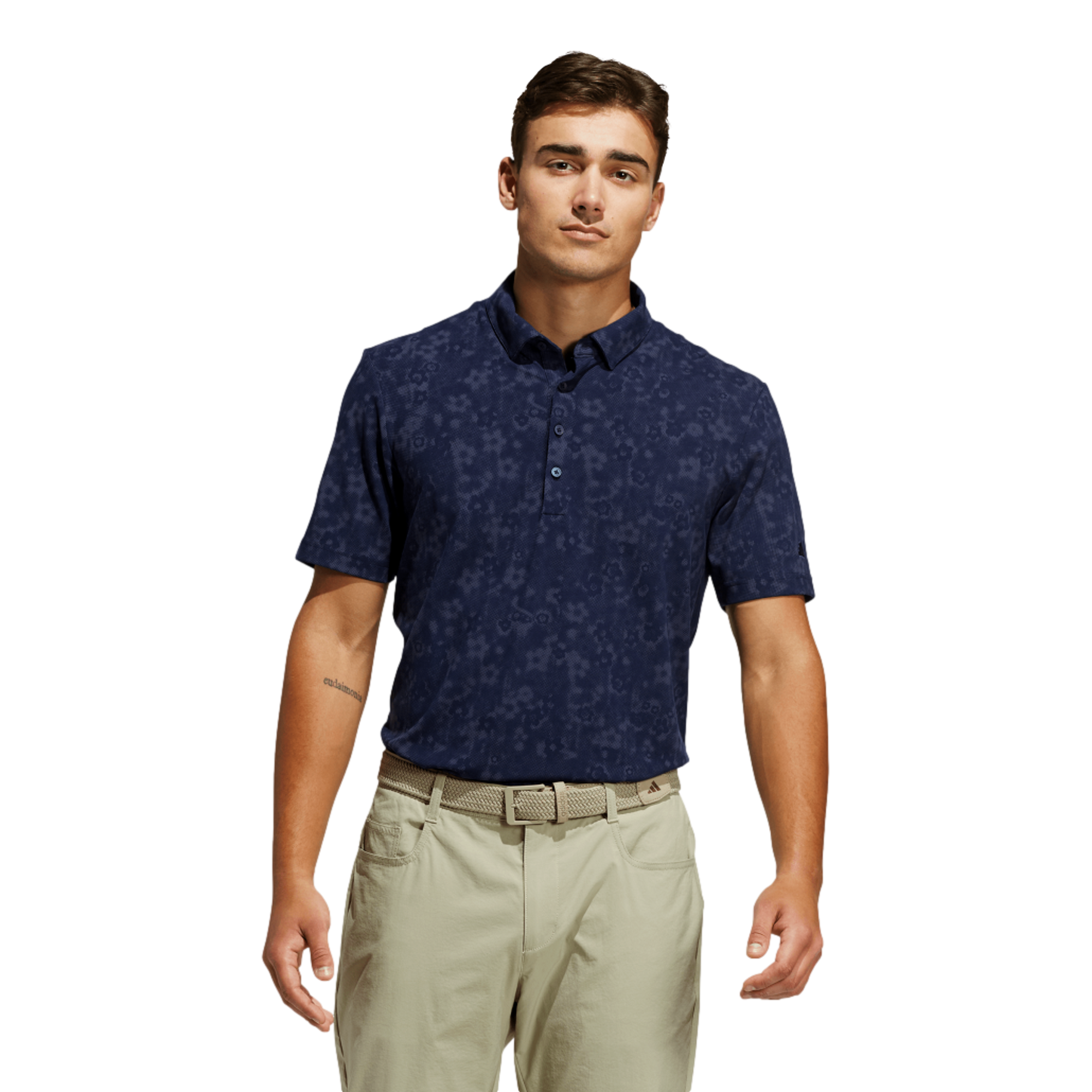 Ultimate365+ Mighty Blossom Print Men's Golf Polo Shirt