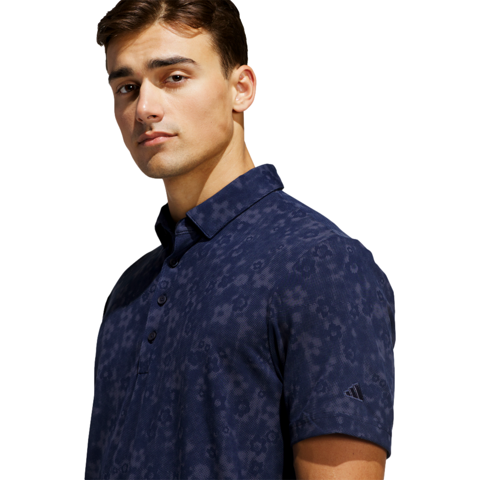 Ultimate365+ Mighty Blossom Print Men's Golf Polo Shirt