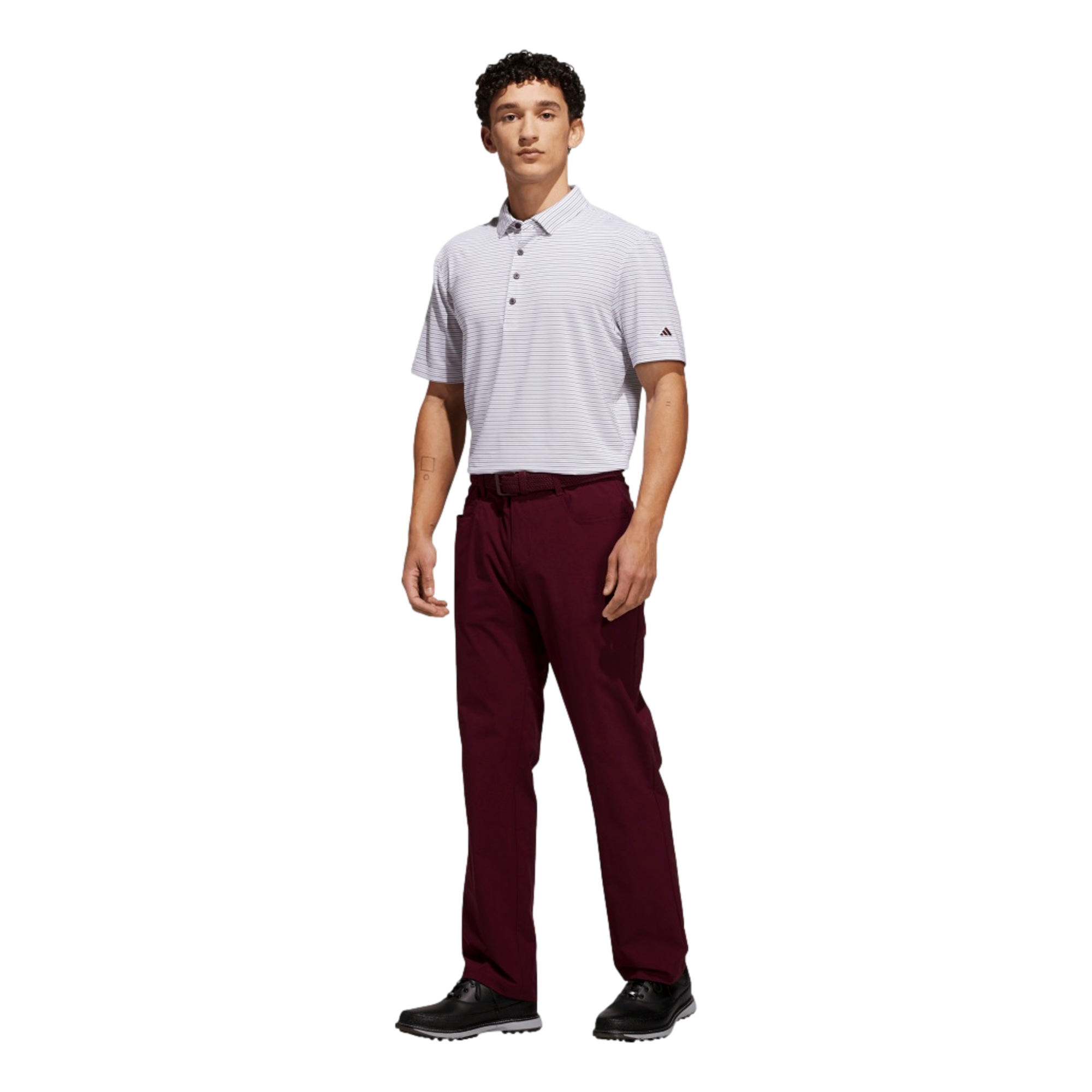 Ultimate365+ 3 Color Striped Men's Golf Polo Shirt
