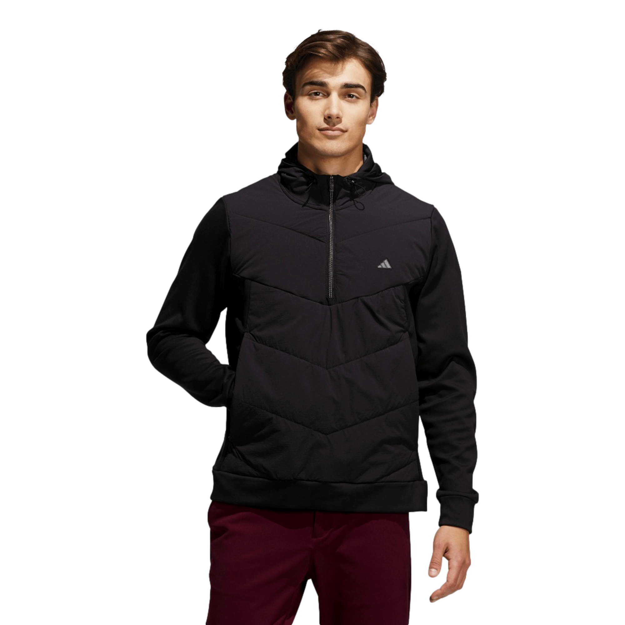 Ultimate365+ Course Control Quilted Anorak Men's Golf Quarter Zip