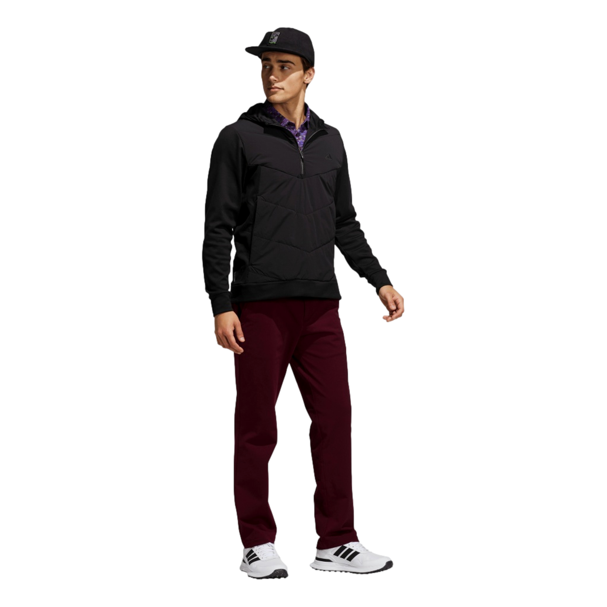 Ultimate365+ Course Control Quilted Anorak Men's Golf Quarter Zip