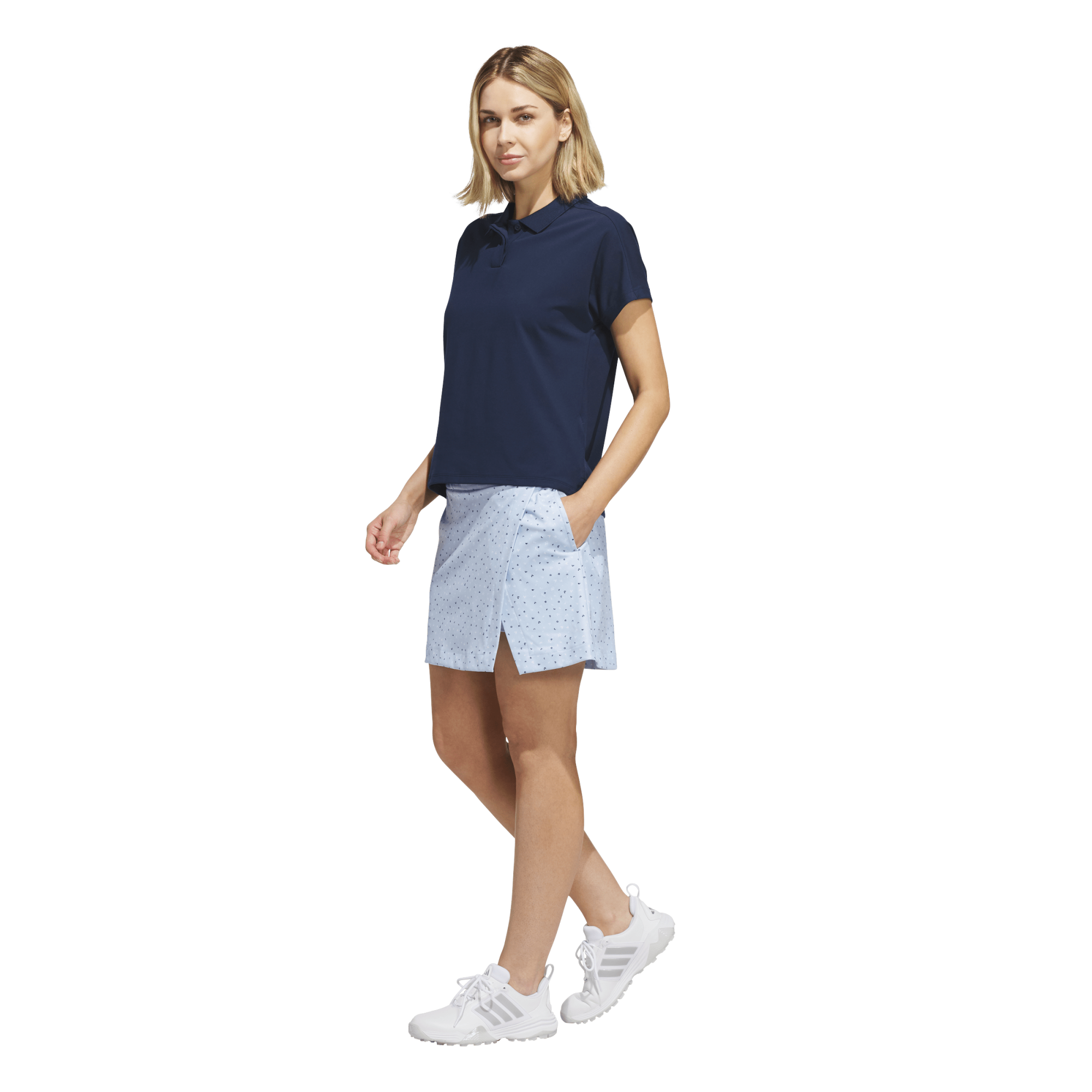 Ultimate365+ Butterspun Grid Women's Golf Polo Shirt