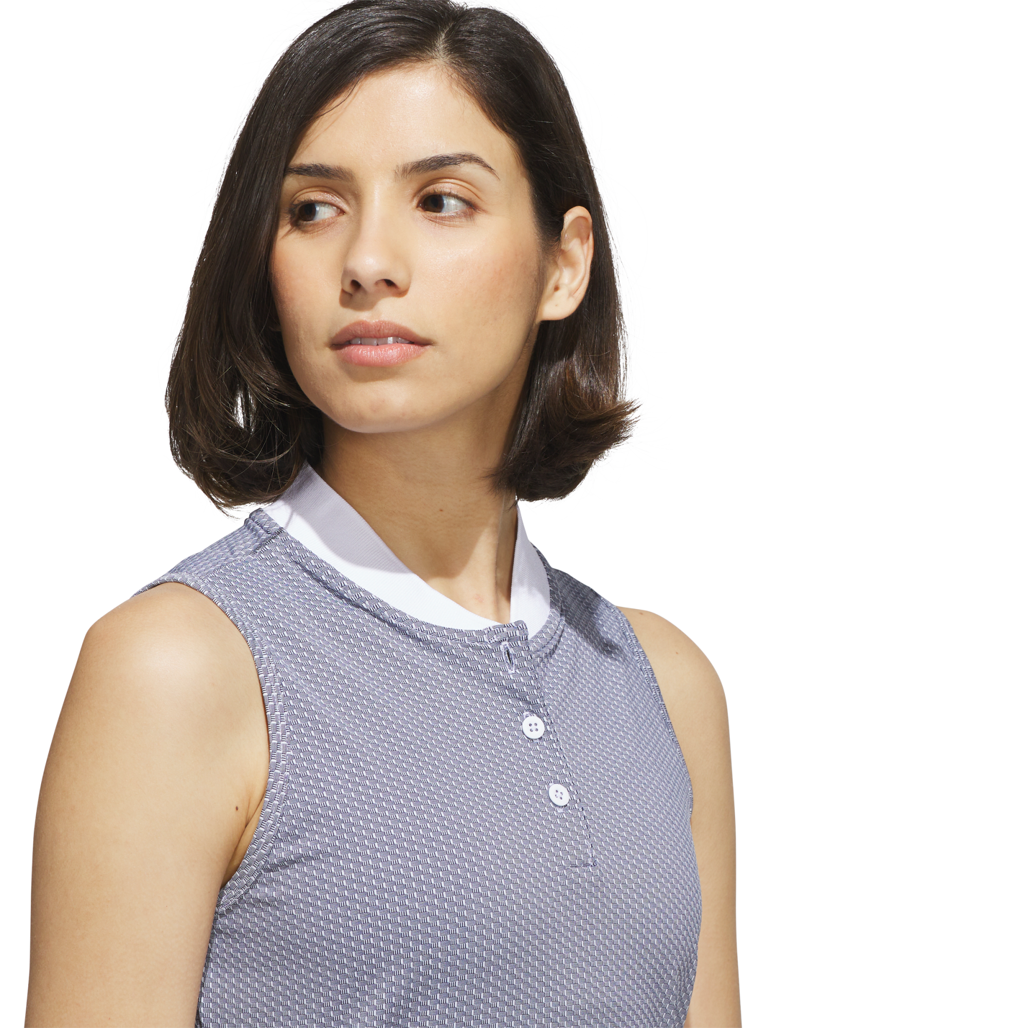 Performance Texture Women's Sleeveless Golf Polo Shirt