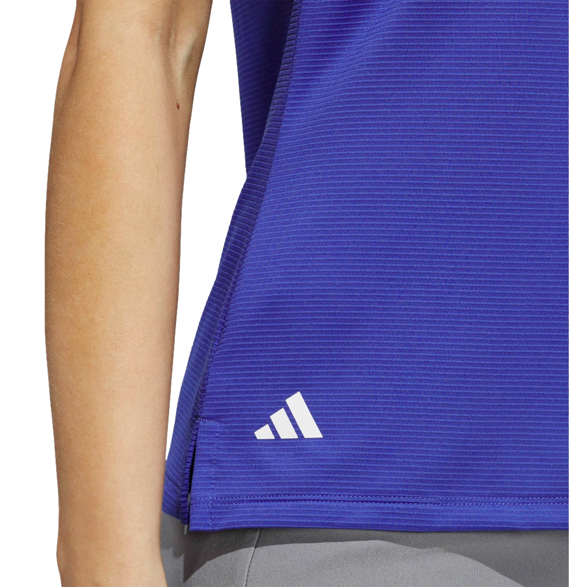 Solid Ottoman Women's Sleeveless Golf Polo