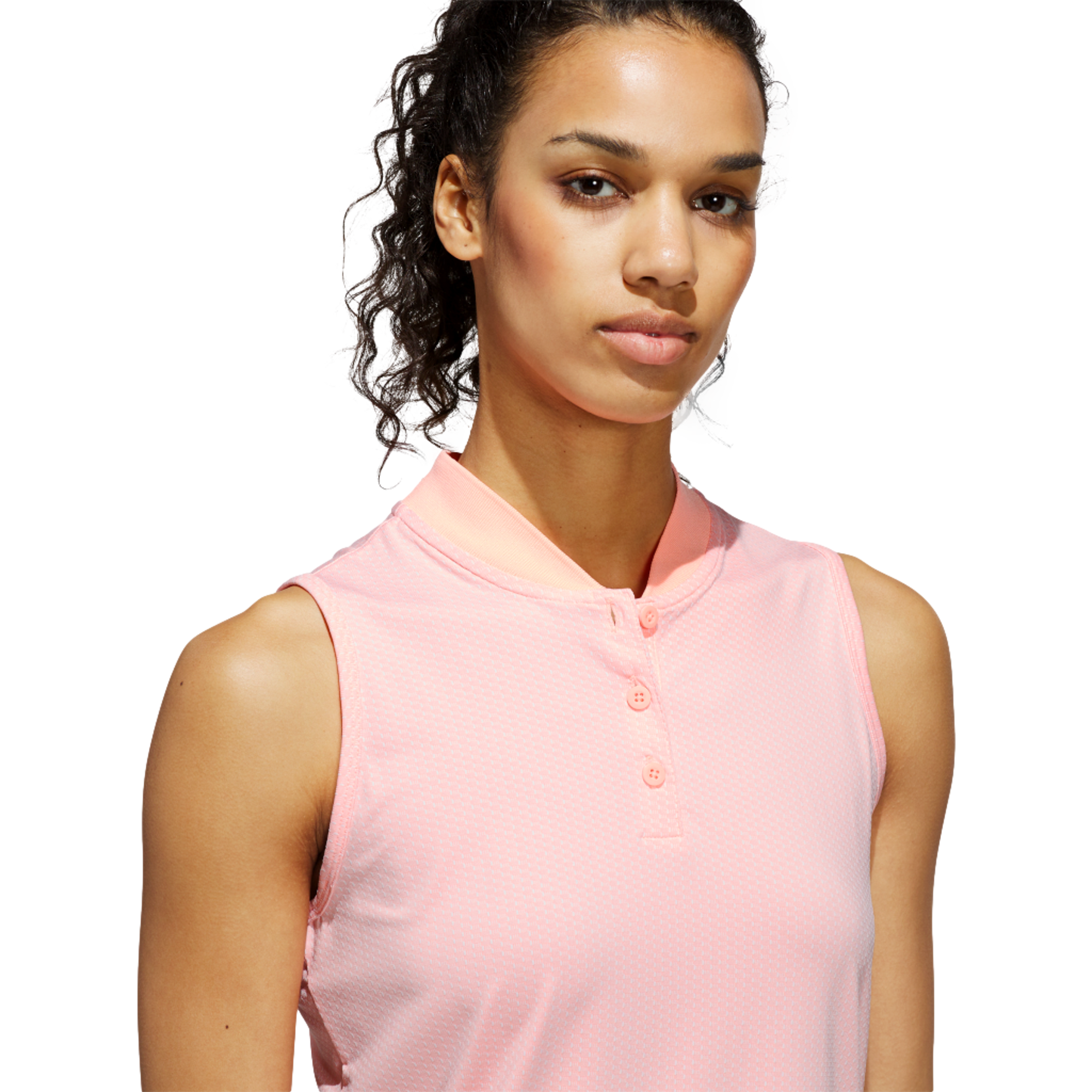 Performance Texture Women's Sleeveless Golf Polo