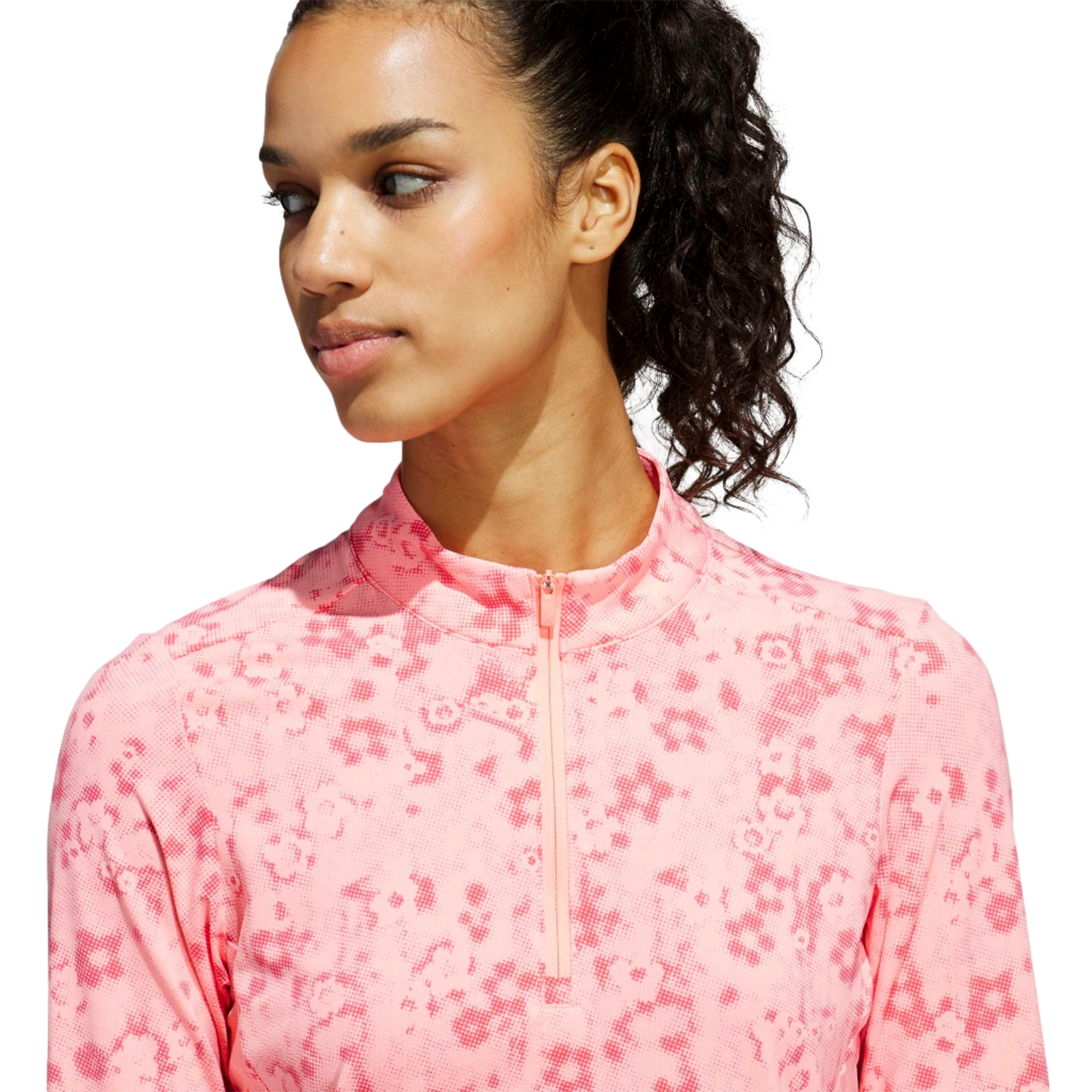 Ultimate365 Printed Mock Neck Women's Golf Quarter Zip | PGA TOUR