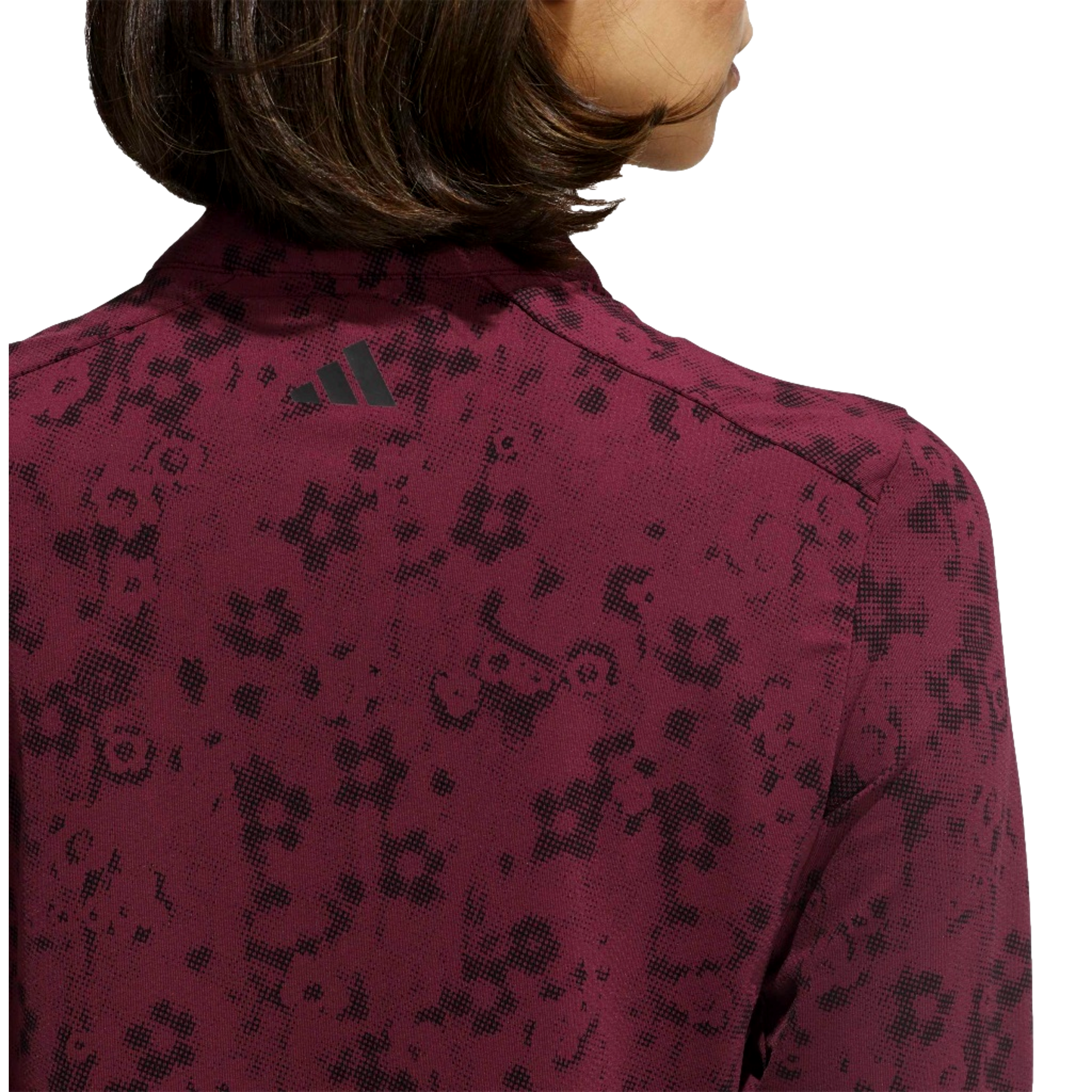 Ultimate365 Printed Mock Neck Women's Golf Quarter Zip