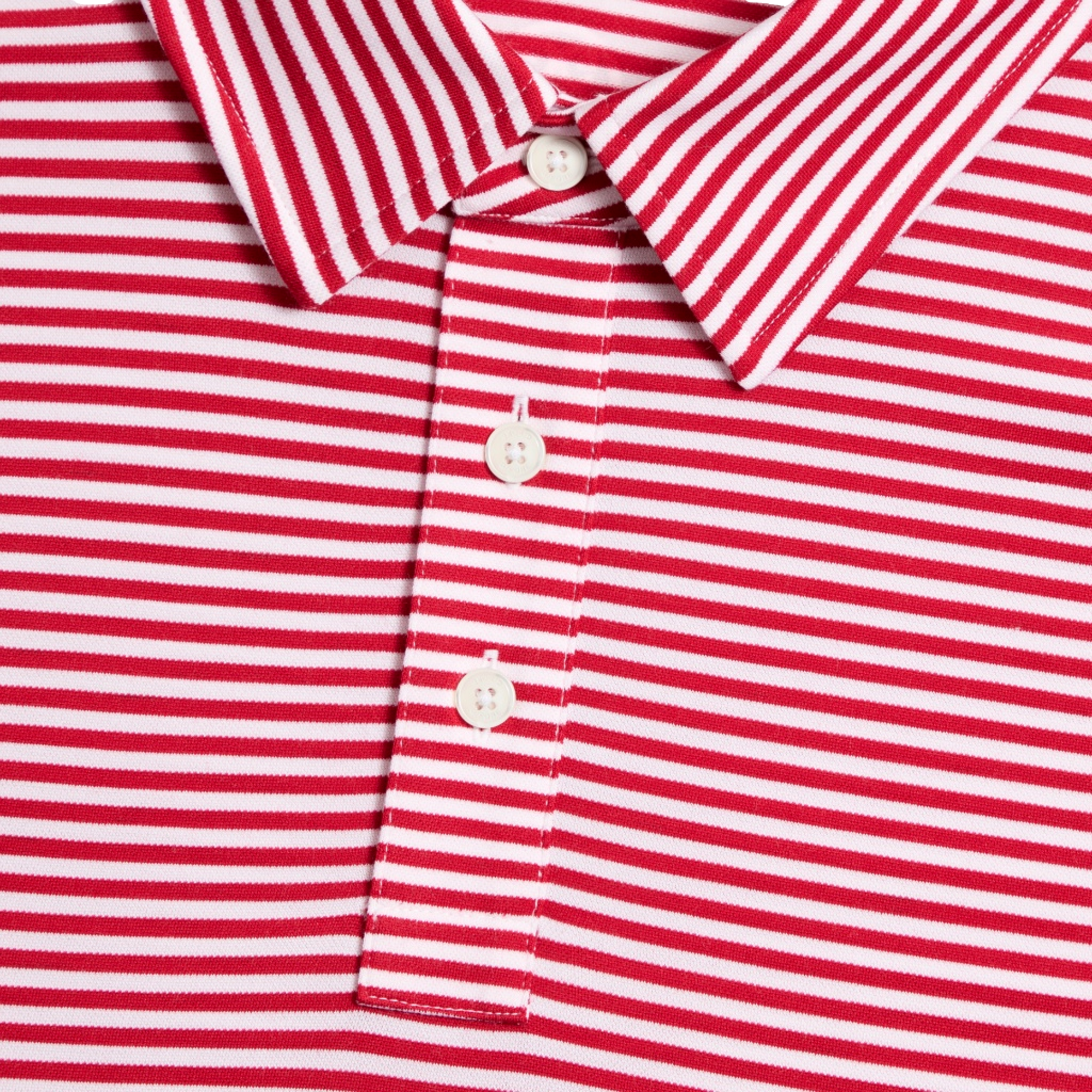 AllPlay Striped Stretch Knit Men's Golf Polo Shirt