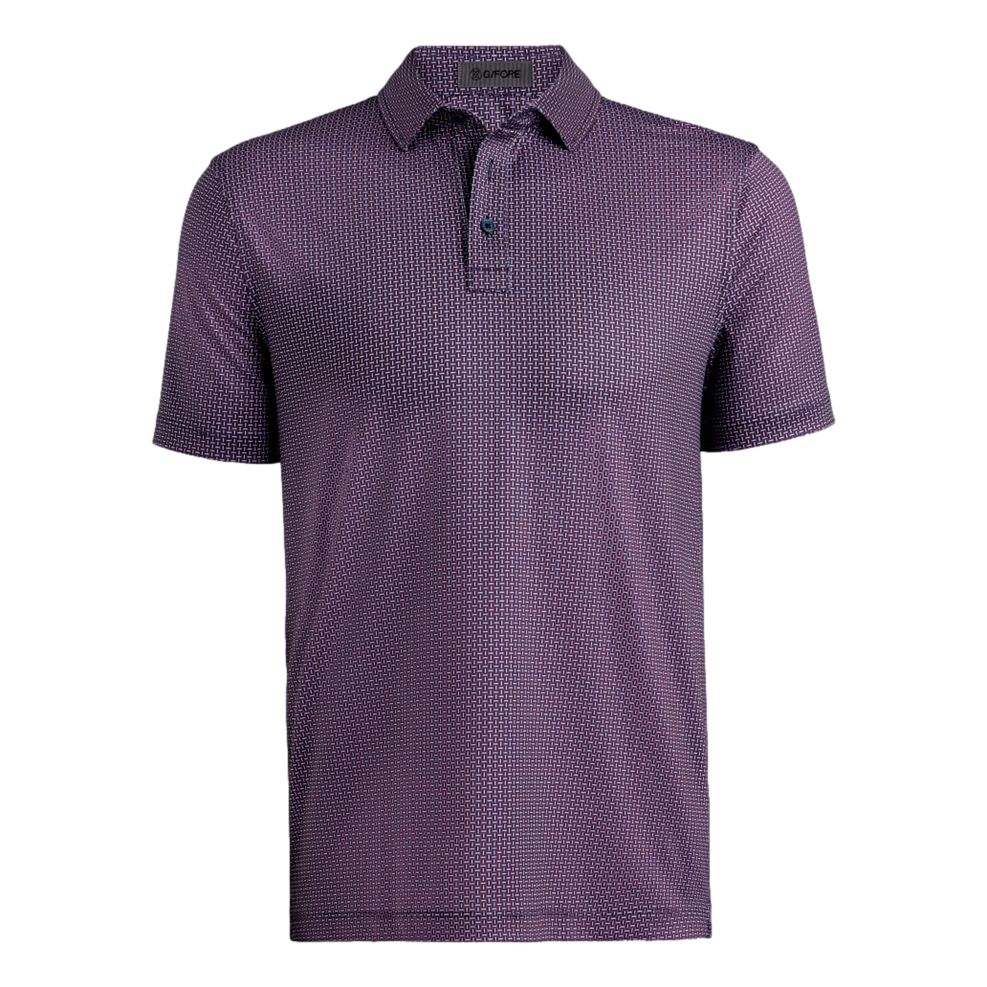 Mod Geo Tech Jersey Men's Golf Polo Shirt