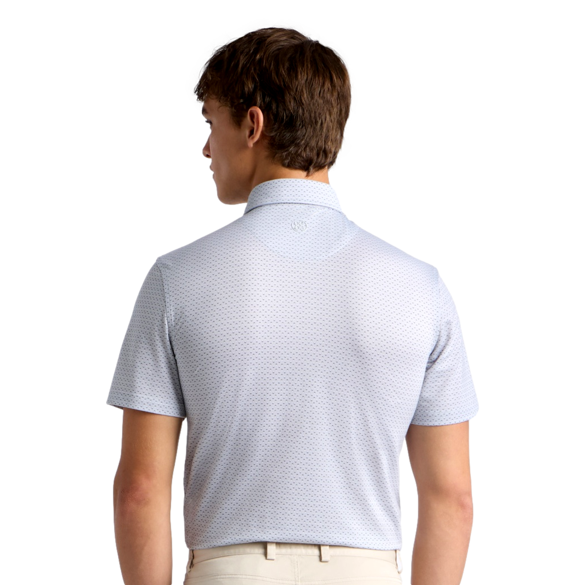 All Play Spade Geo Stretch Knit Men's Golf Polo Shirt