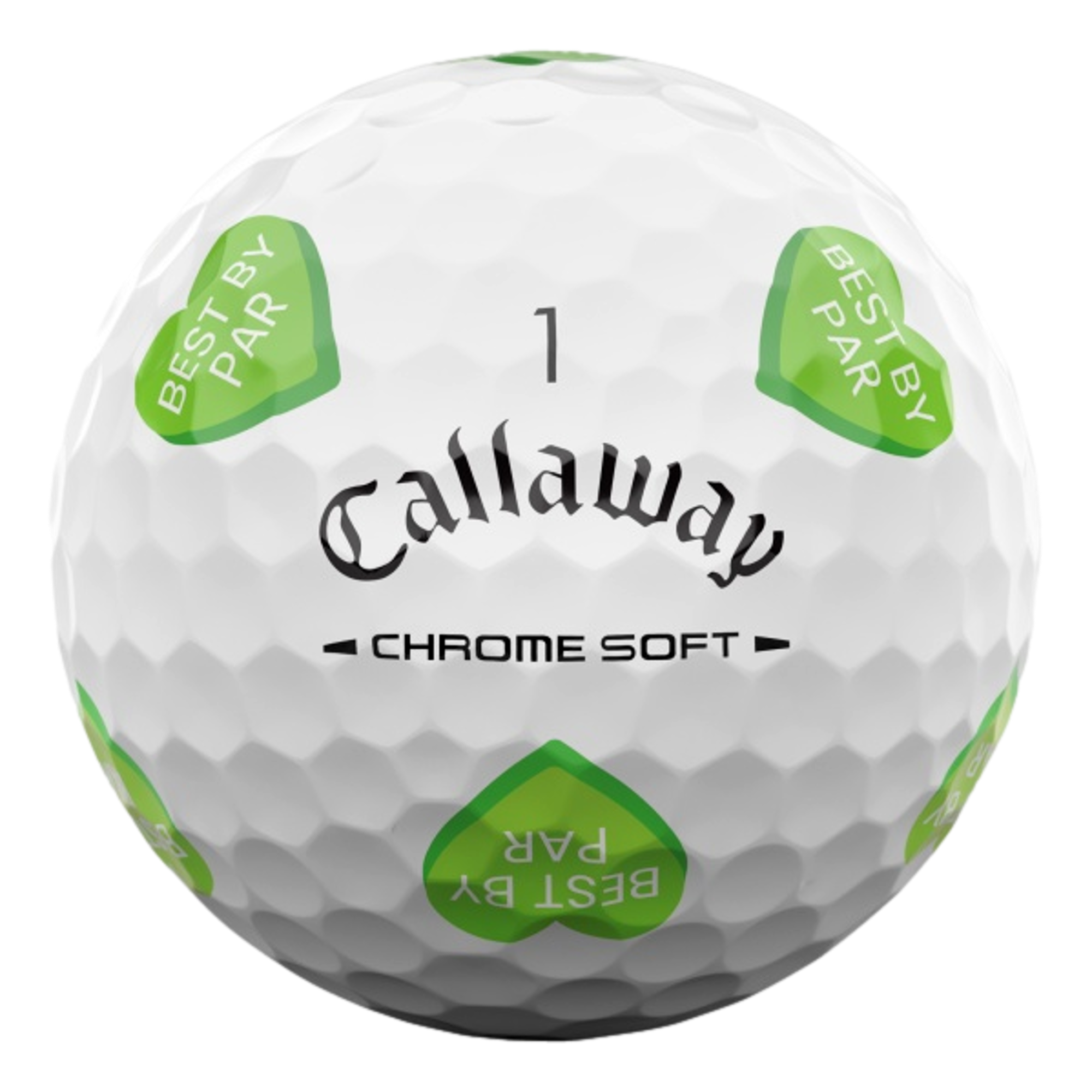 Chrome Soft Golf Hearts Golf Balls
