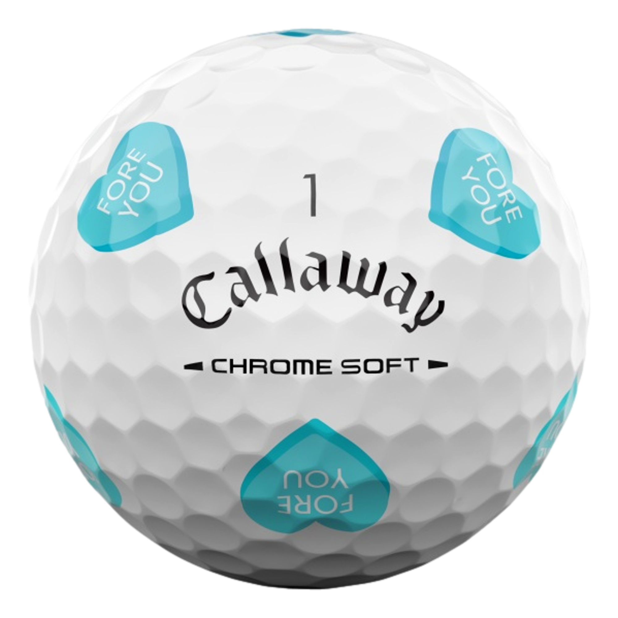 Chrome Soft Golf Hearts Golf Balls