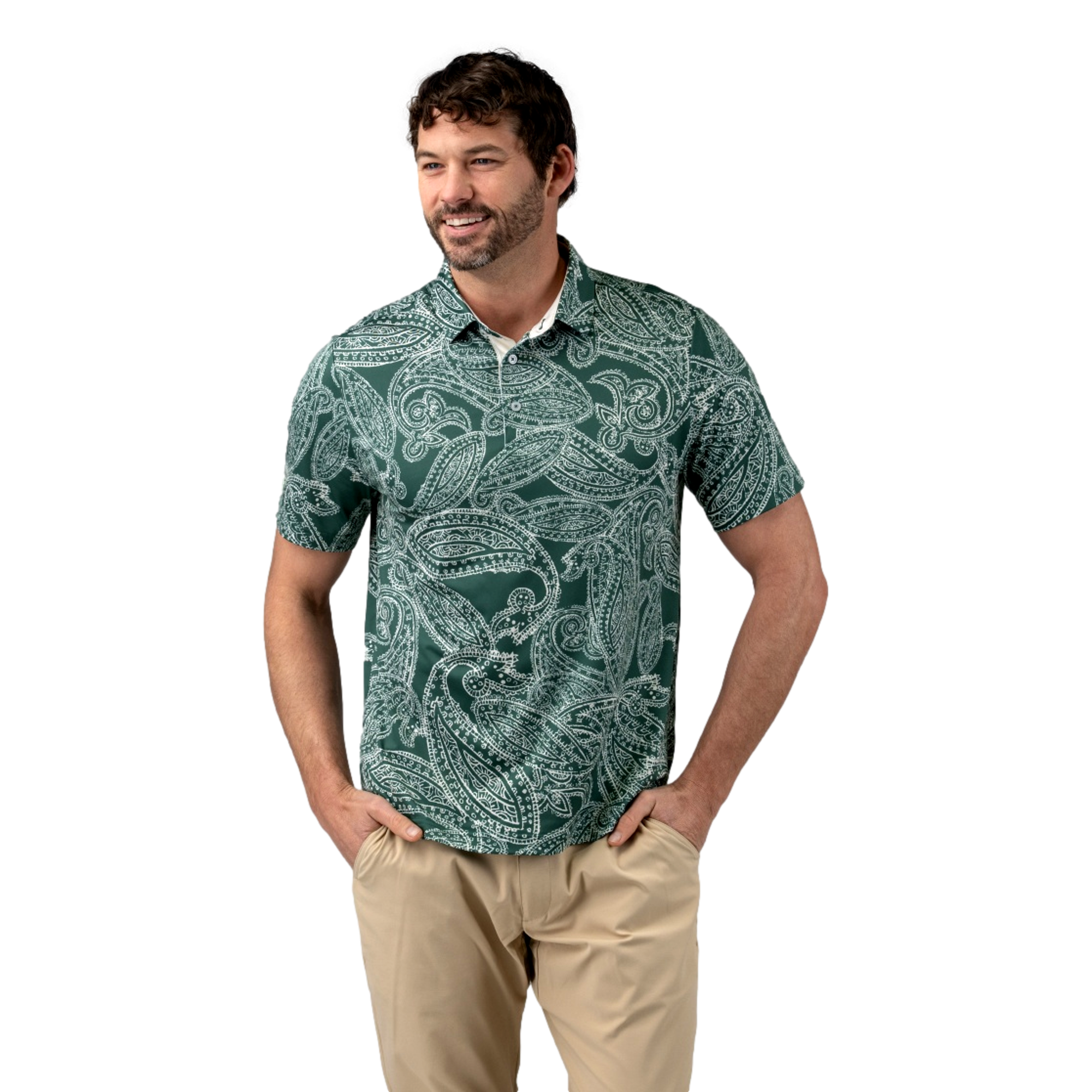 GoodGood Practice Round Men's Golf Polo Shirt