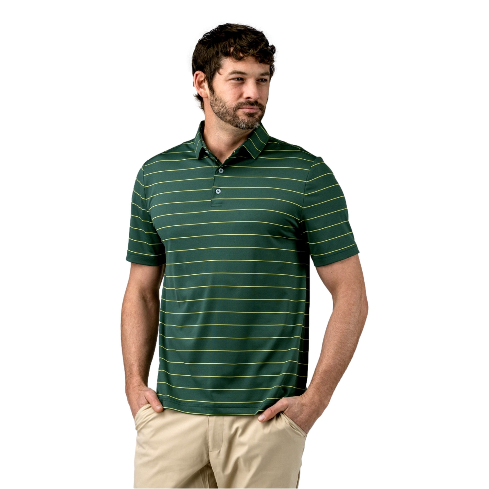 Front Nine Men's Golf Polo Shirt