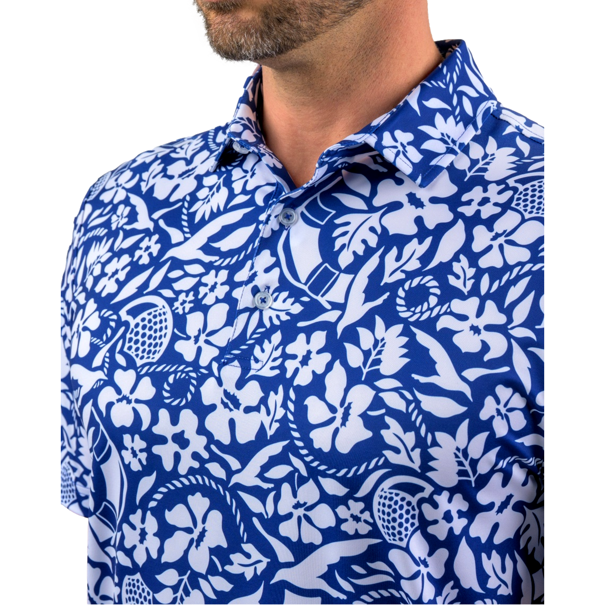 All Aboard Men's Golf Polo Shirt