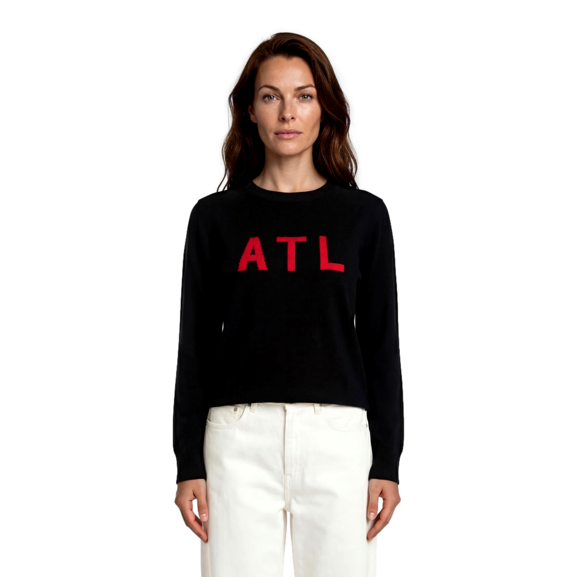 Atlanta Crewneck Women's Golf Sweater