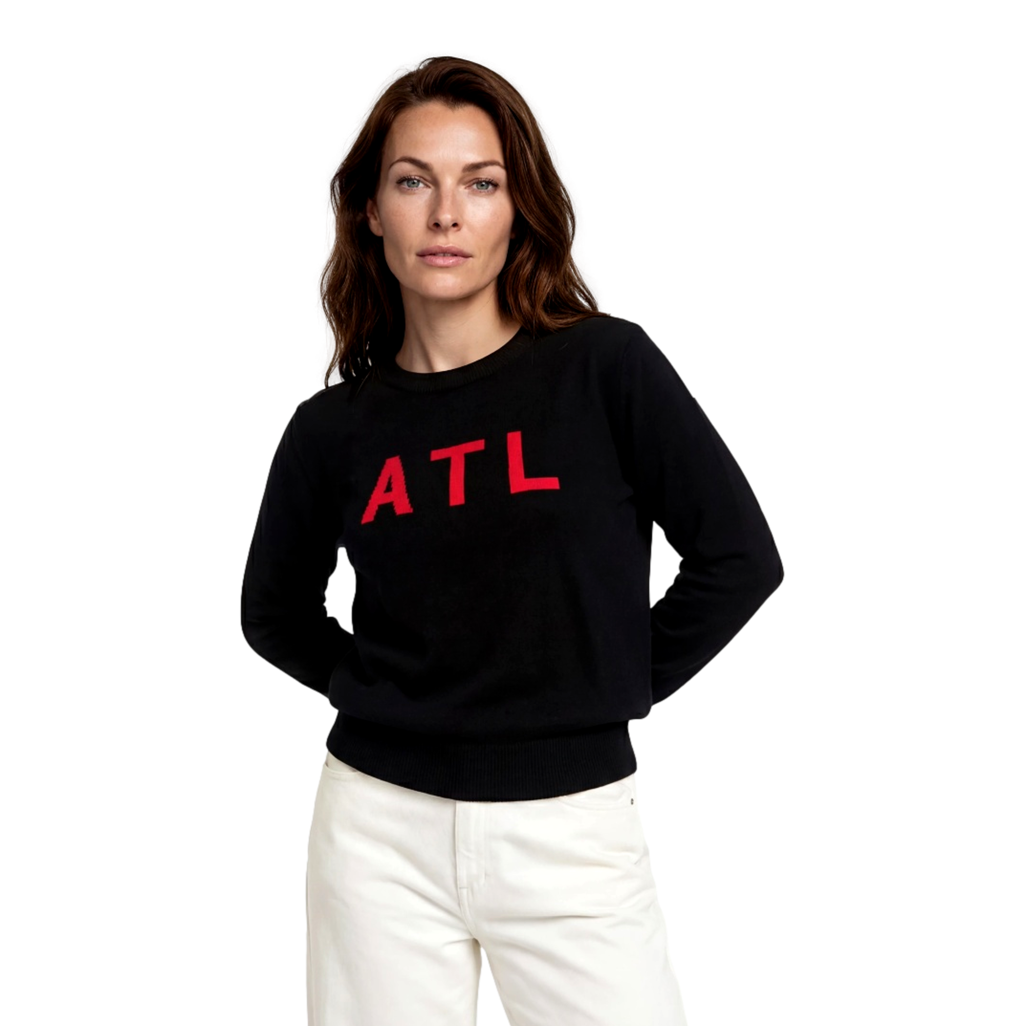 Atlanta Crewneck Women's Golf Sweater