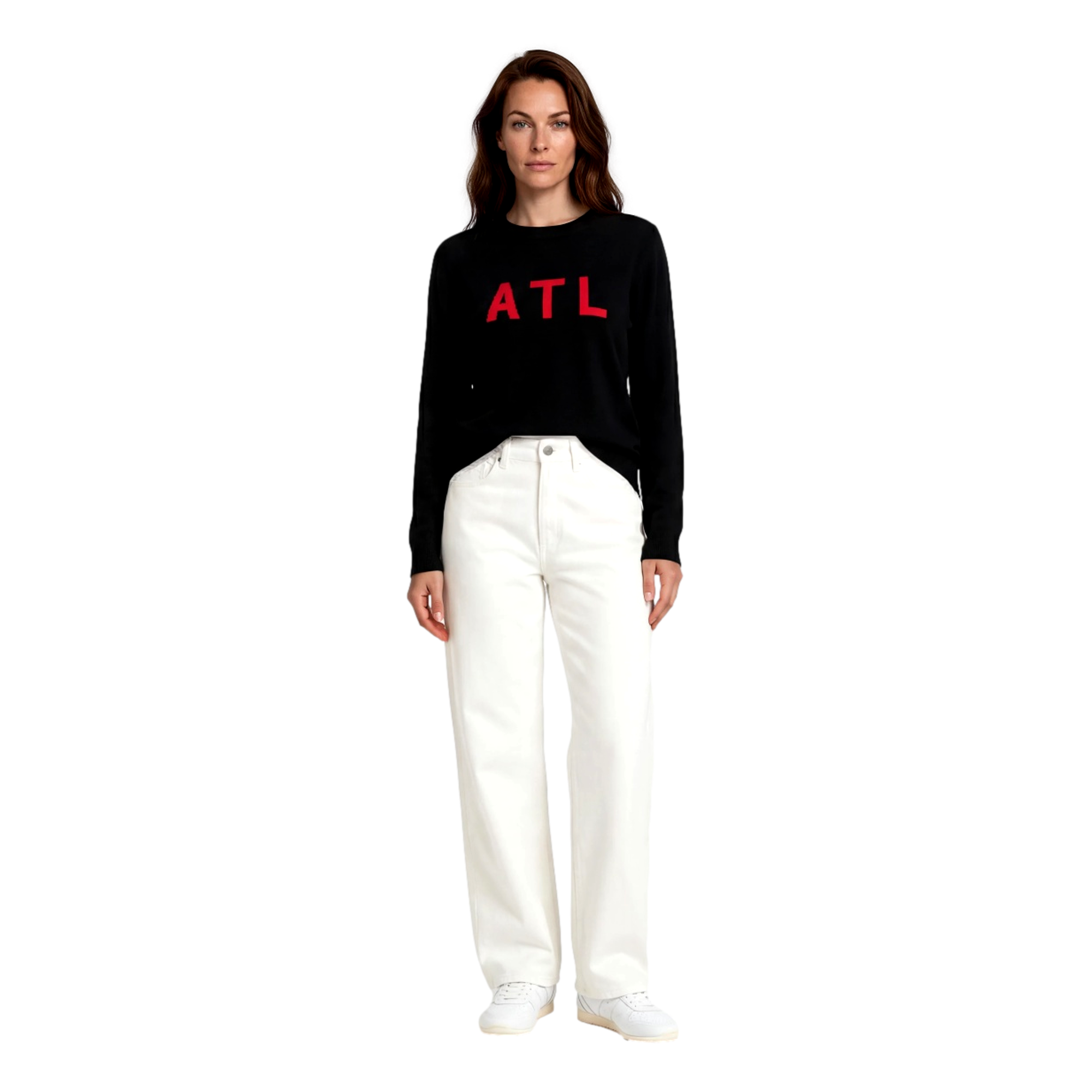 Atlanta Crewneck Women's Golf Sweater