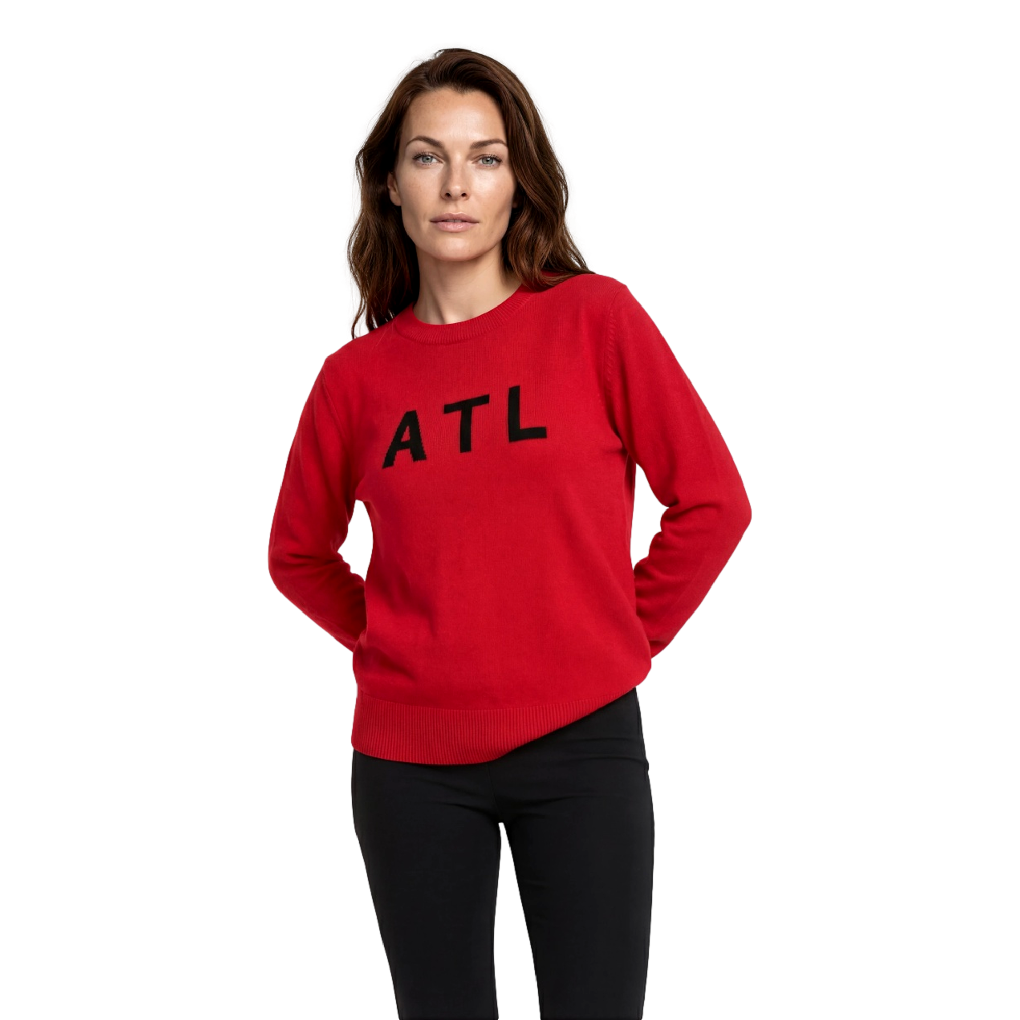 Atlanta Crewneck Women's Golf Sweater