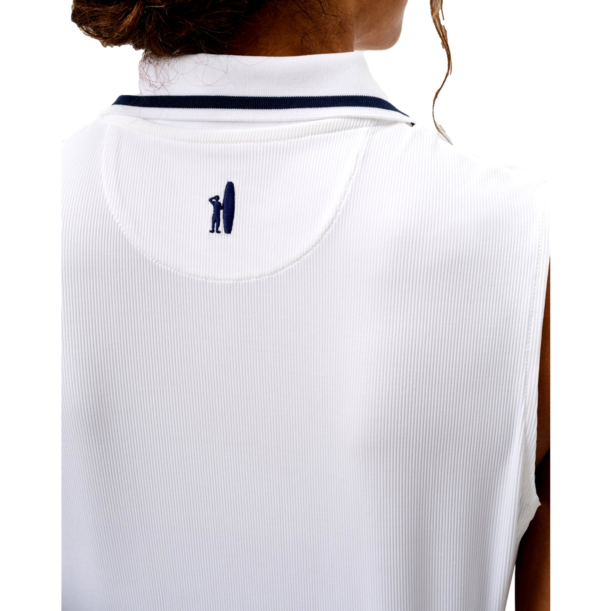 Hoppin Women's Sleeveless Golf Polo Shirt