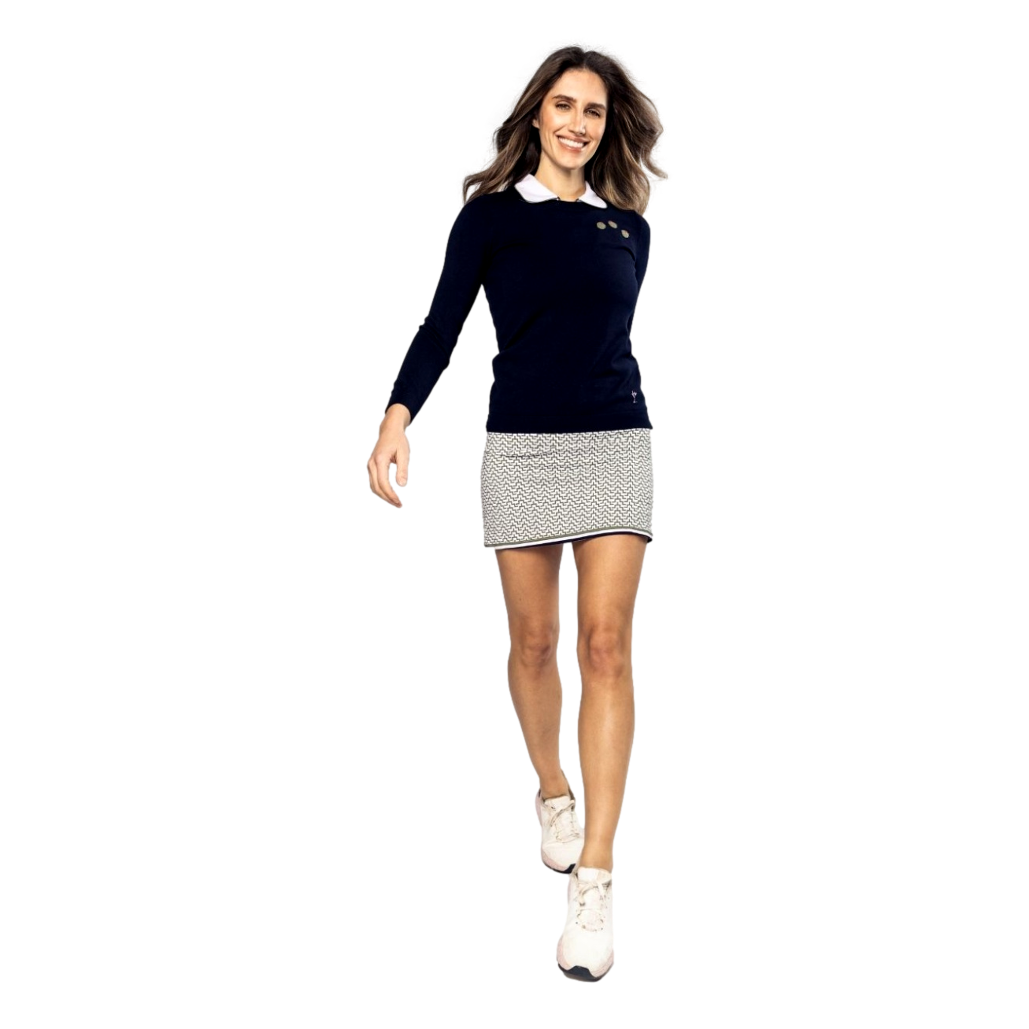 Olives Women's Golf Crewneck Sweater