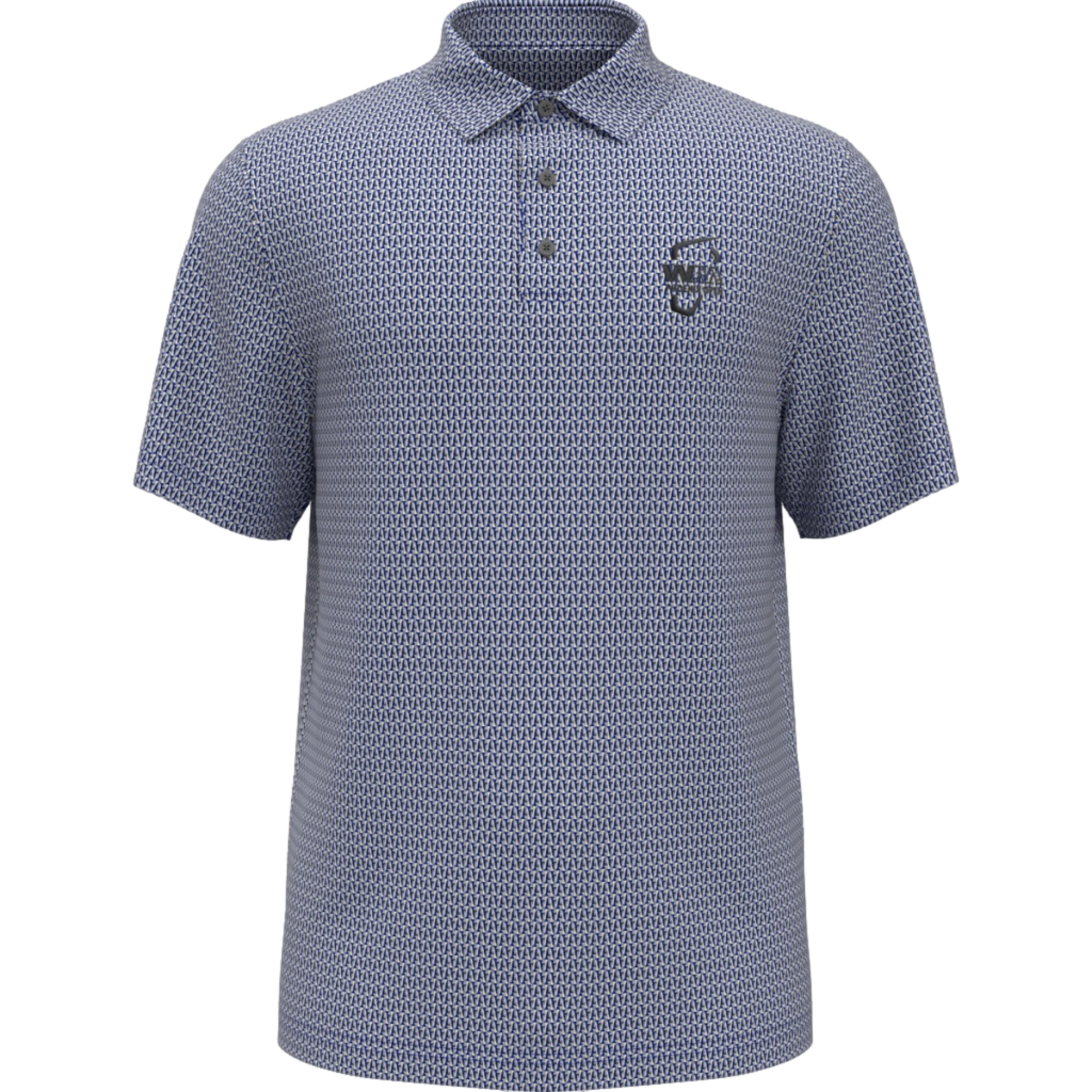 Waste Management Micro Tee Printed Men's Golf Polo Shirt