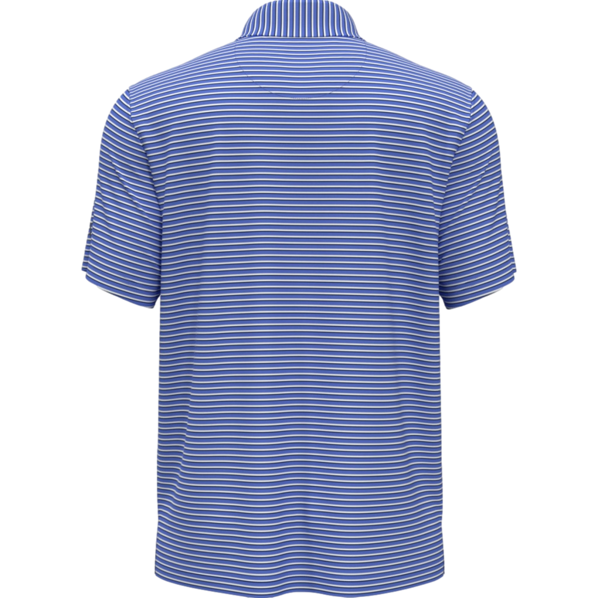 Waste Management Feeder Stripe Printed Men's Golf Polo Shirt