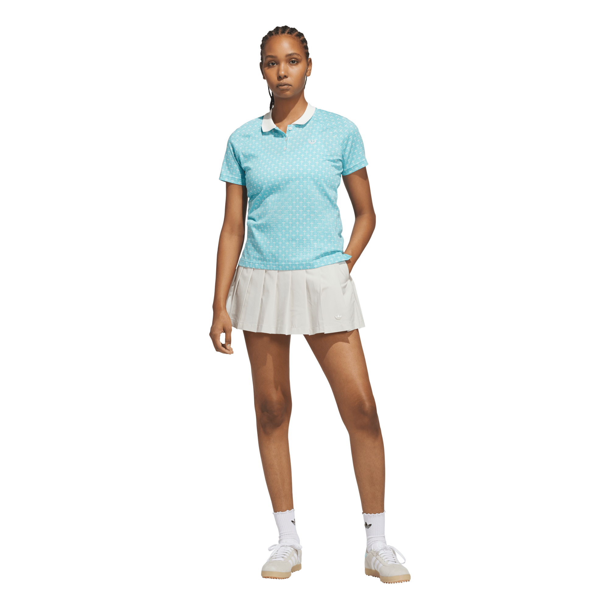 Originals Women's All-Over Trefoil Golf Polo