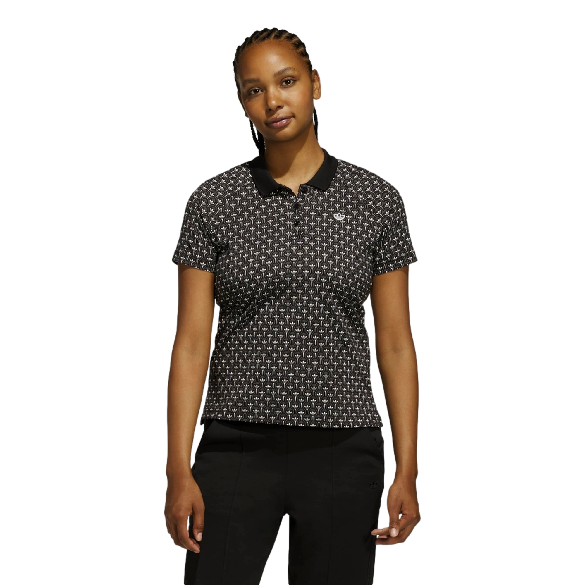 Originals All Over Trefoil Women's Golf Polo