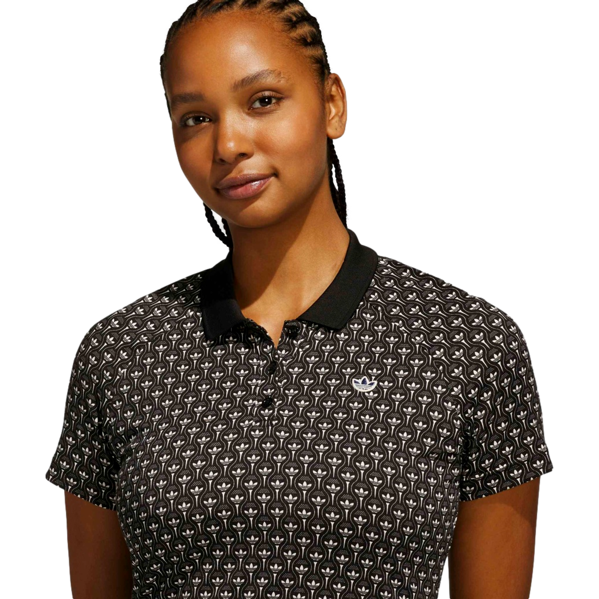 Originals All Over Trefoil Women's Golf Polo