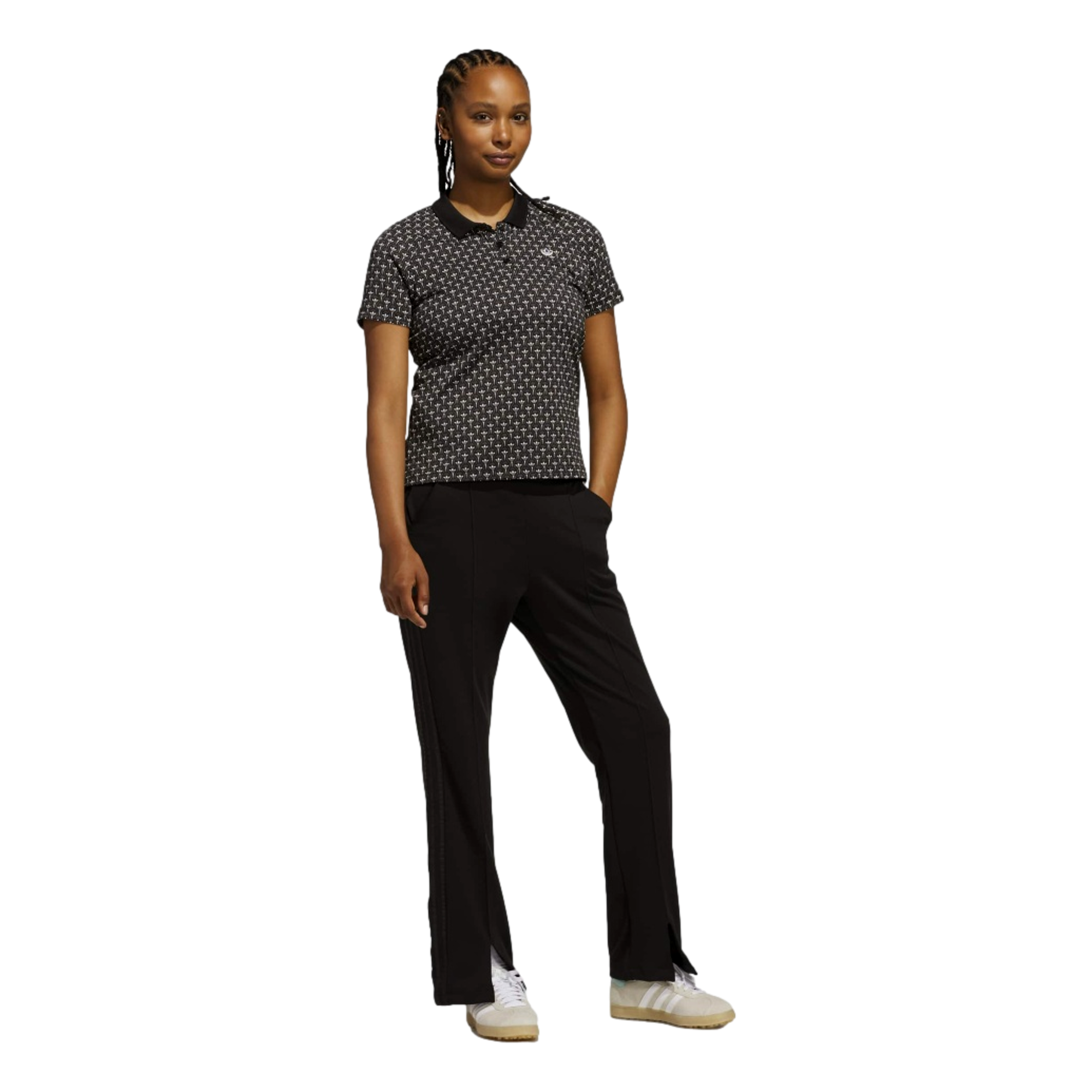 Originals All Over Trefoil Women's Golf Polo