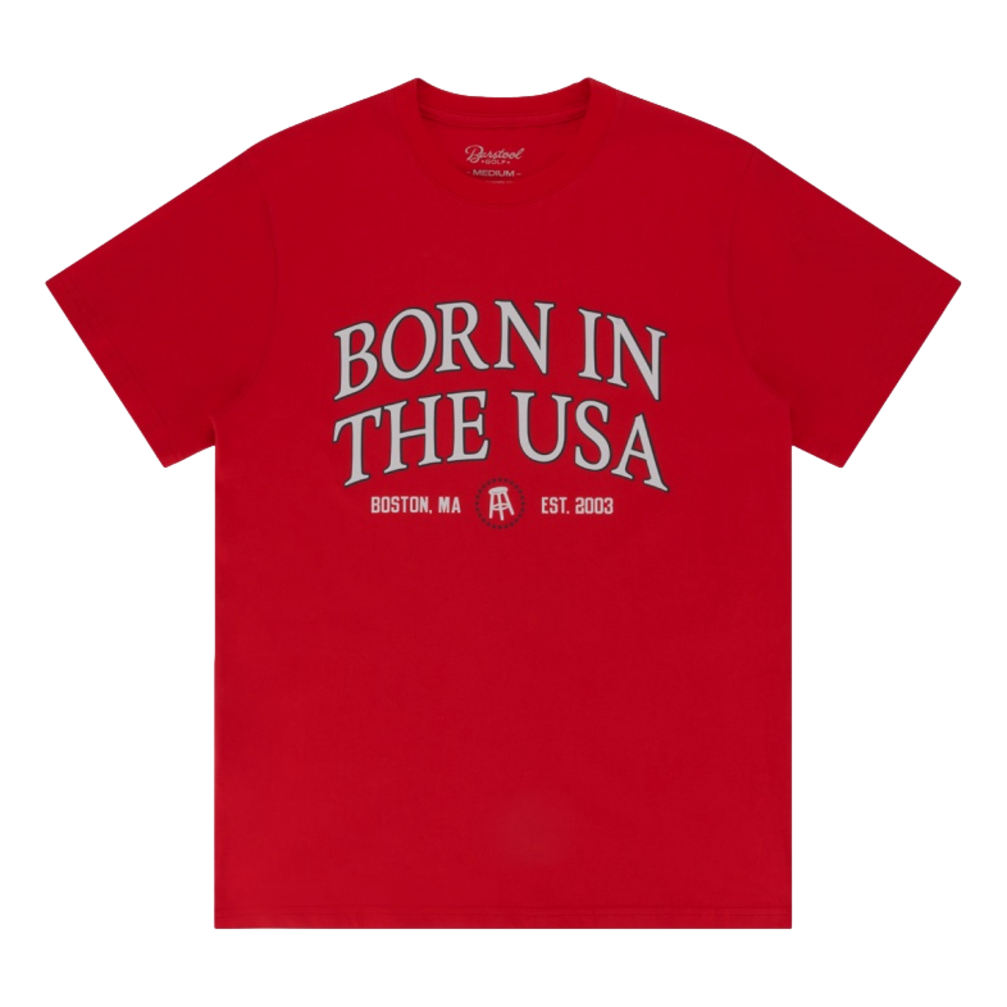 Barstool Born in the USA Men's Golf T-Shirt