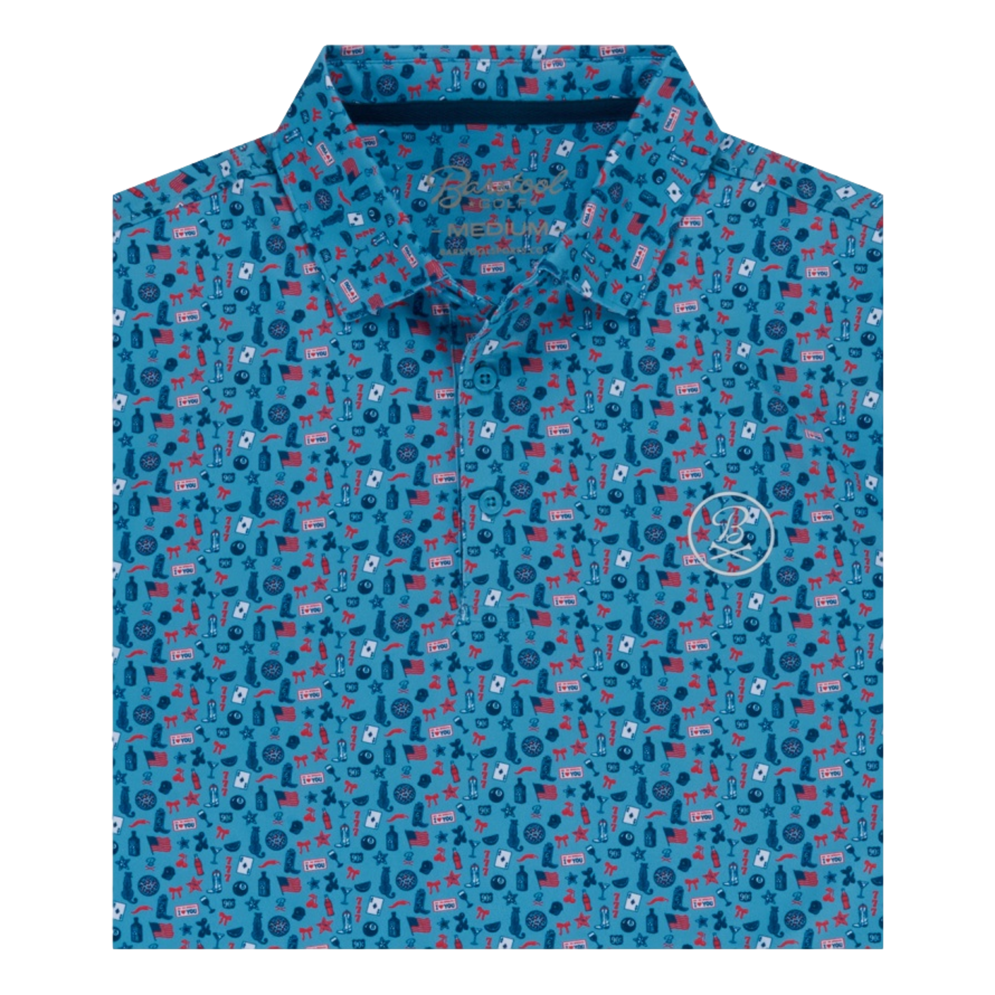 Barstool Gambling Boy Men's Golf Polo Shirt