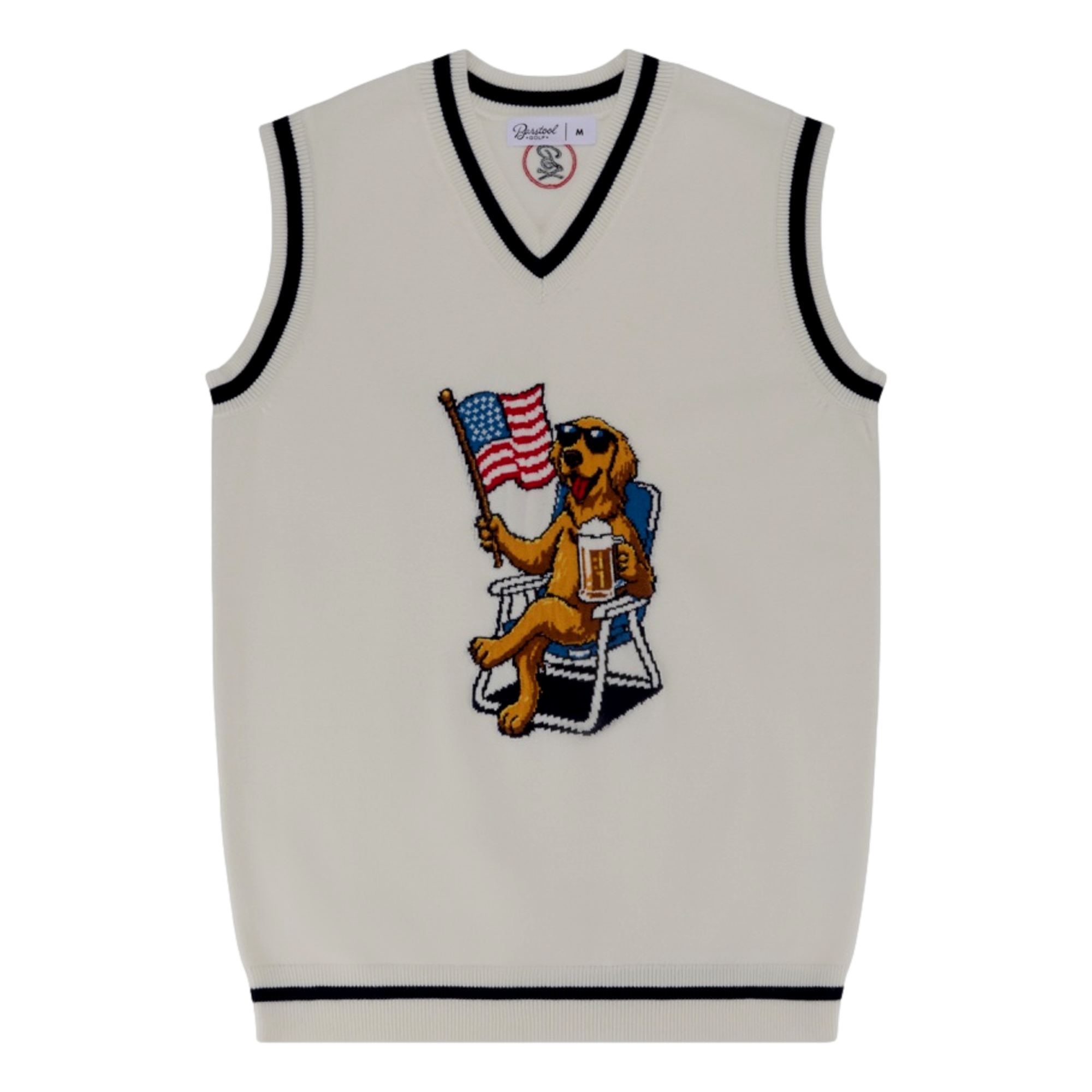Americana Dog Men's Golf Vest