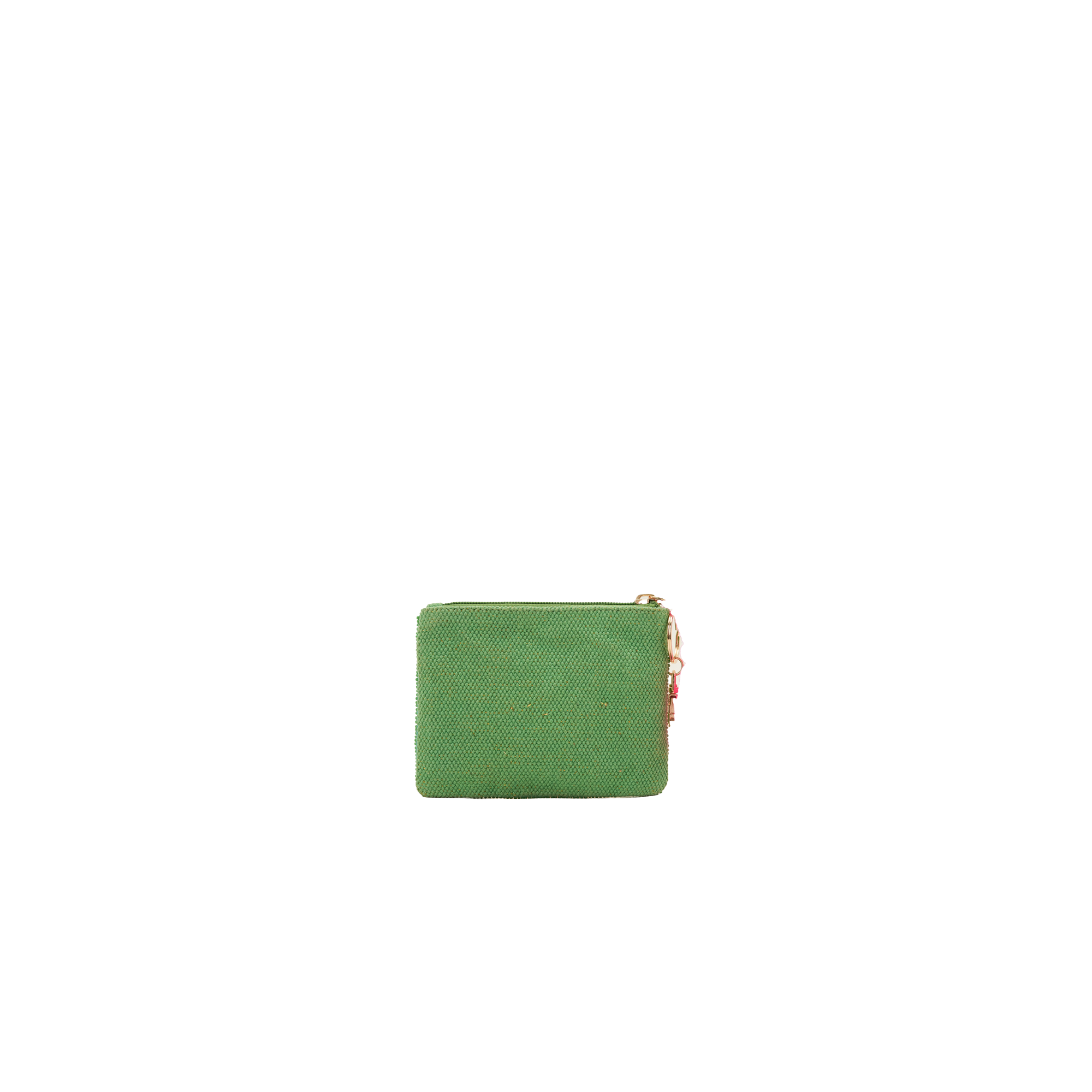 Tee Time Golf Beaded Pouch Bag