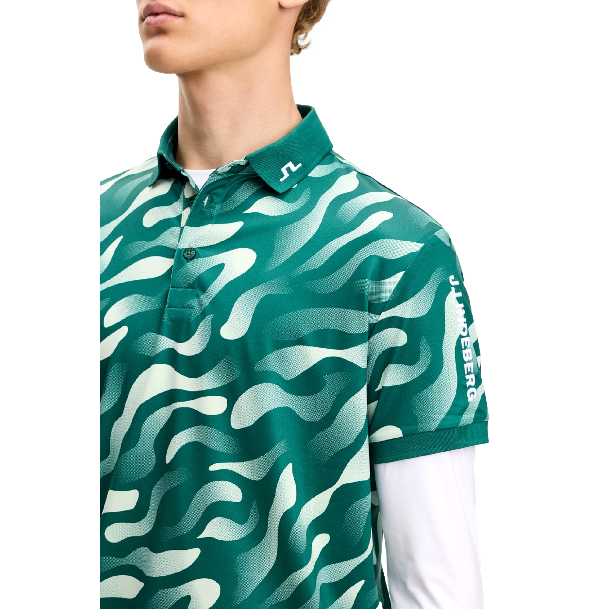 Tour Tech Print Men's Golf Polo Shirt