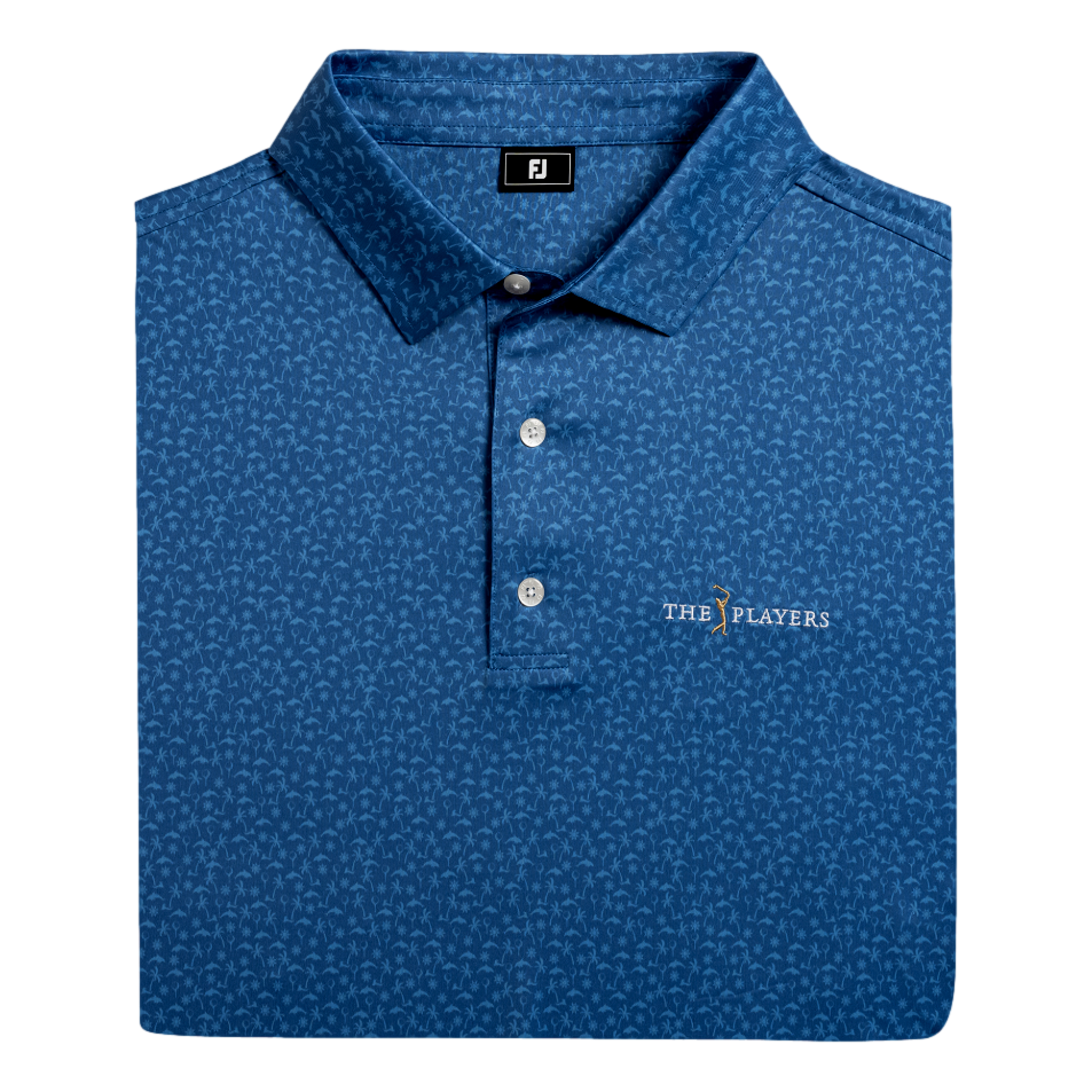 The Players Tropical Print Men's Golf Polo Shirt