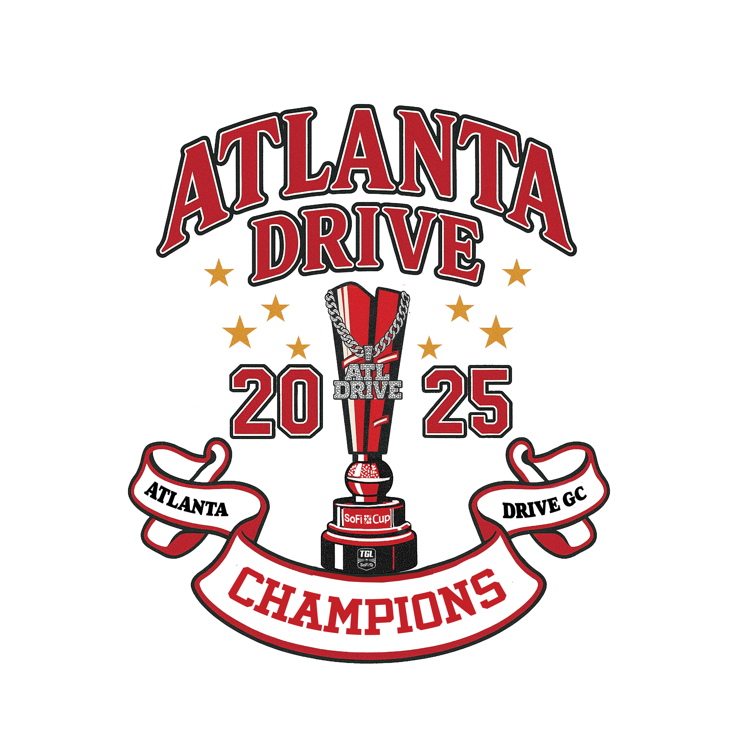 Atlanta Drive GC TGL 2025 Championship Men's Golf T-Shirt