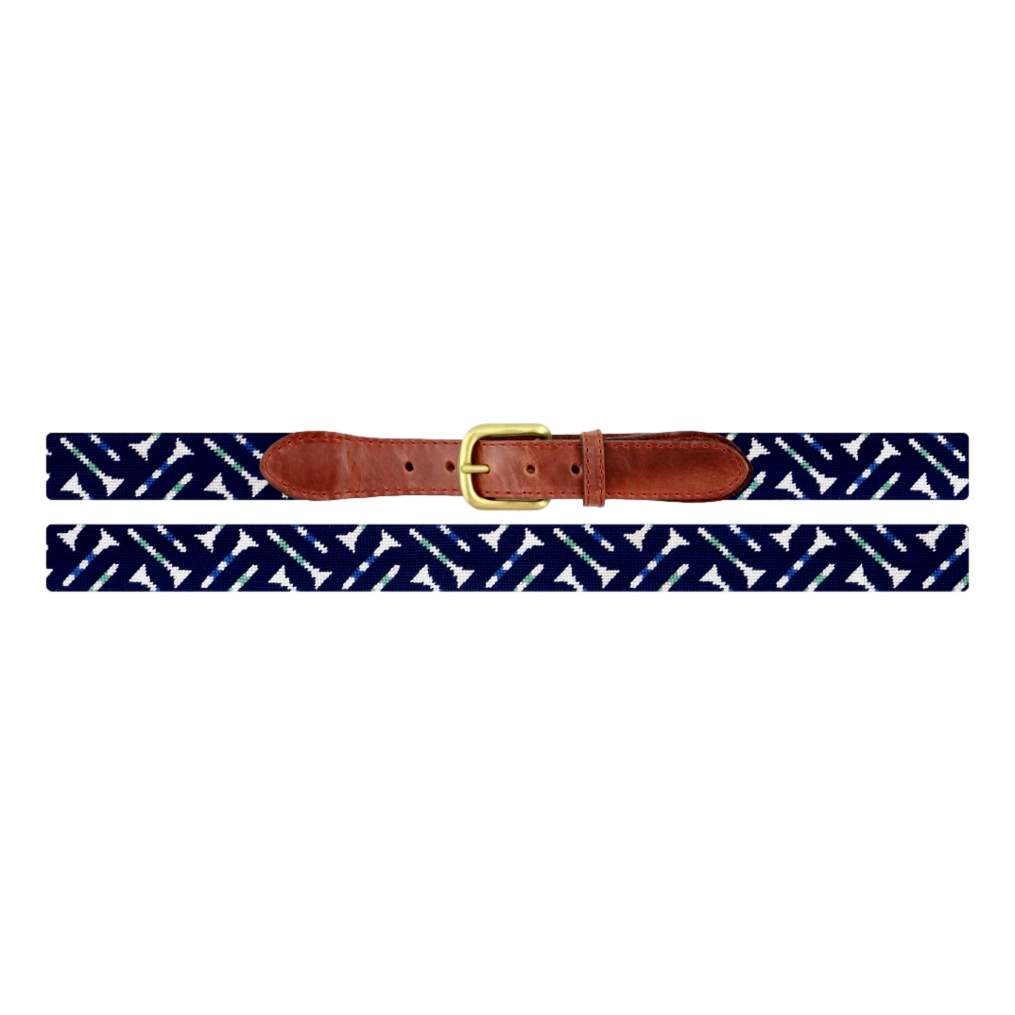 Golf Tee Hand Stitched Men's Golf Belt