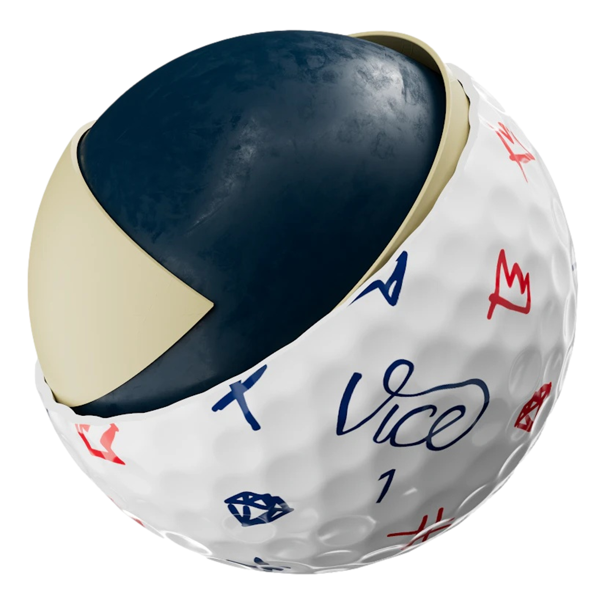 Vice Tour Sketch Golf Balls