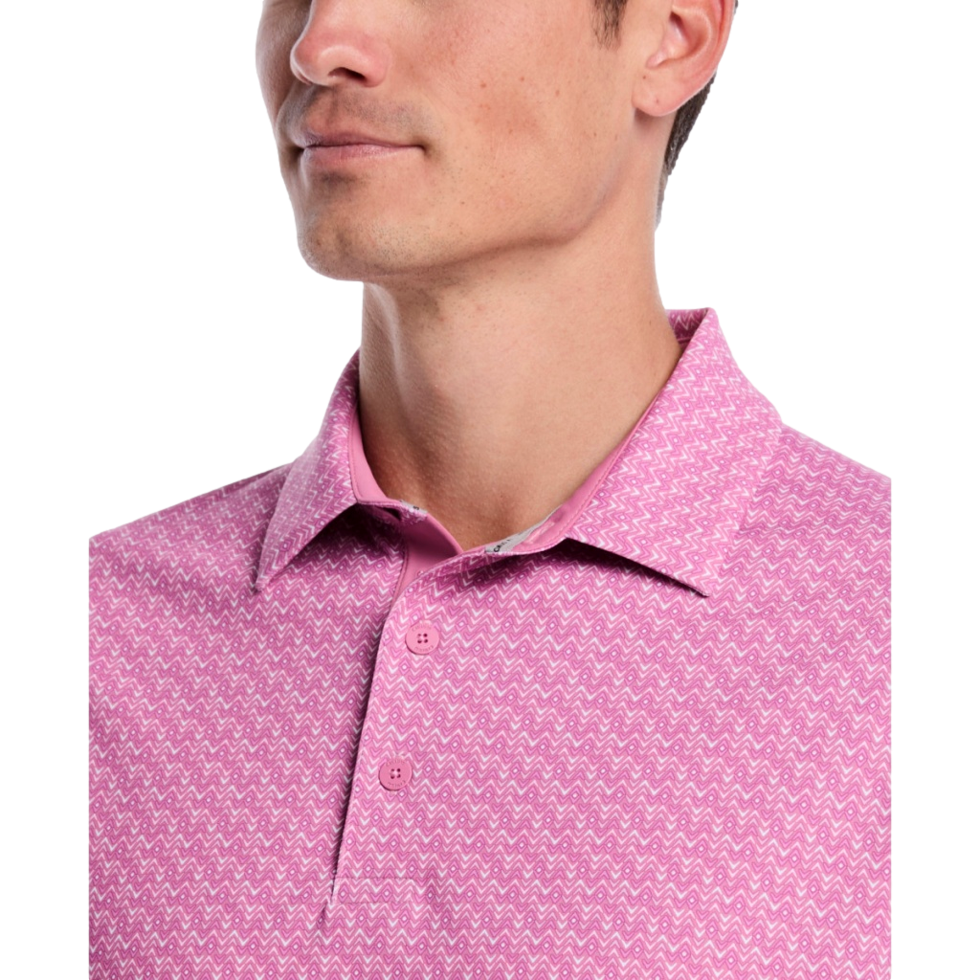 Timeless Chevron Print Men's Golf  Polo Shirt