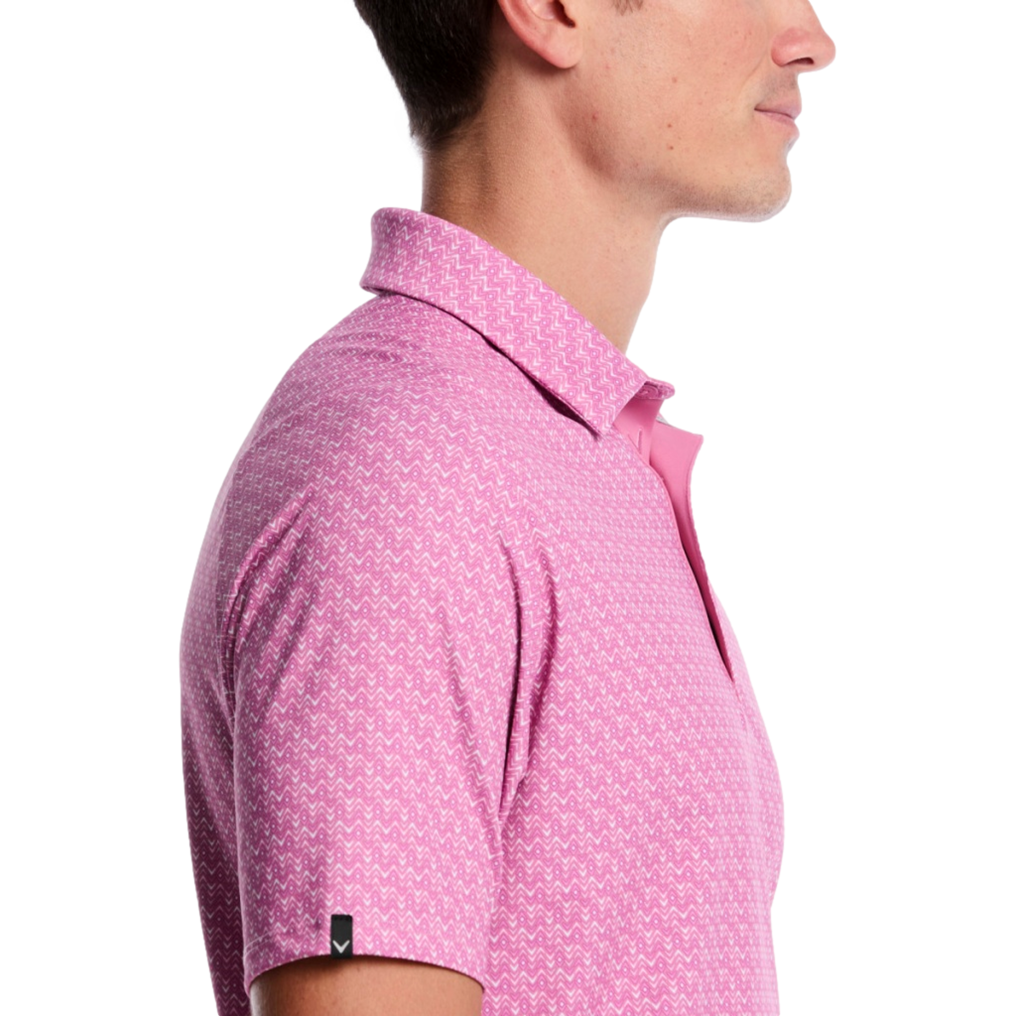 Timeless Chevron Print Men's Golf  Polo Shirt