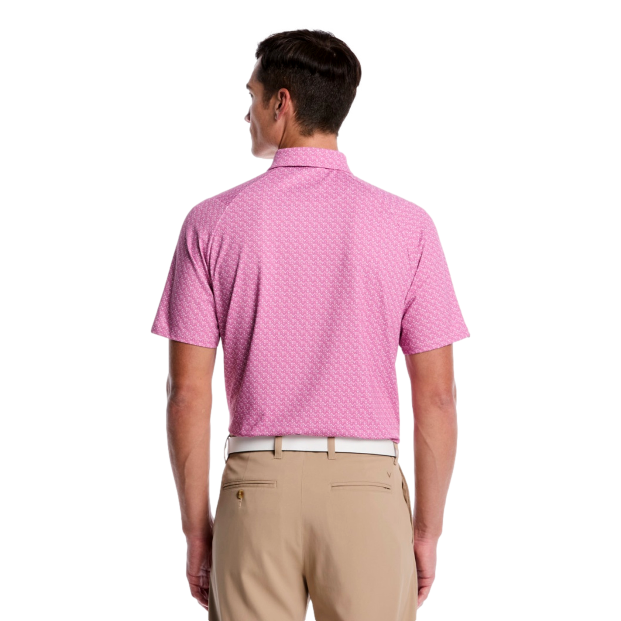 Timeless Chevron Print Men's Golf  Polo Shirt