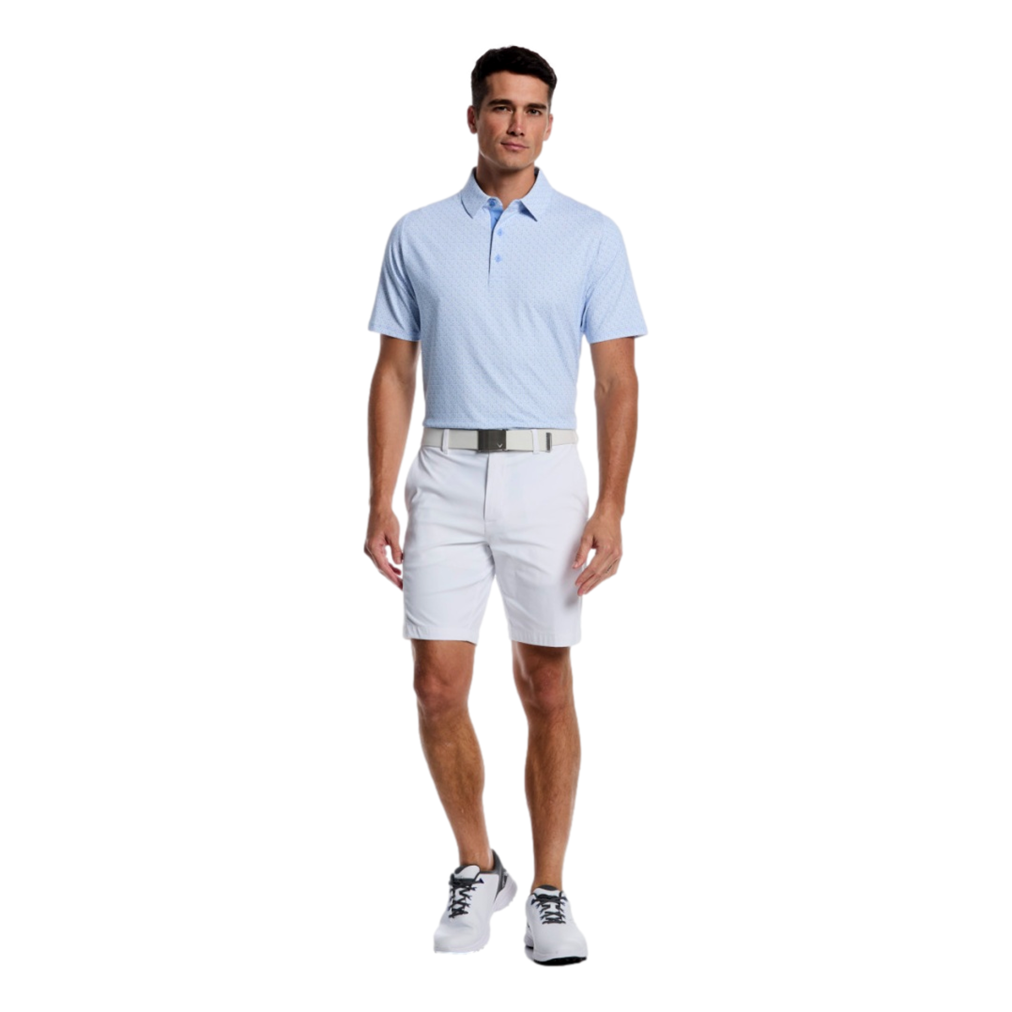Timeless Chevron Print Men's Golf  Polo Shirt