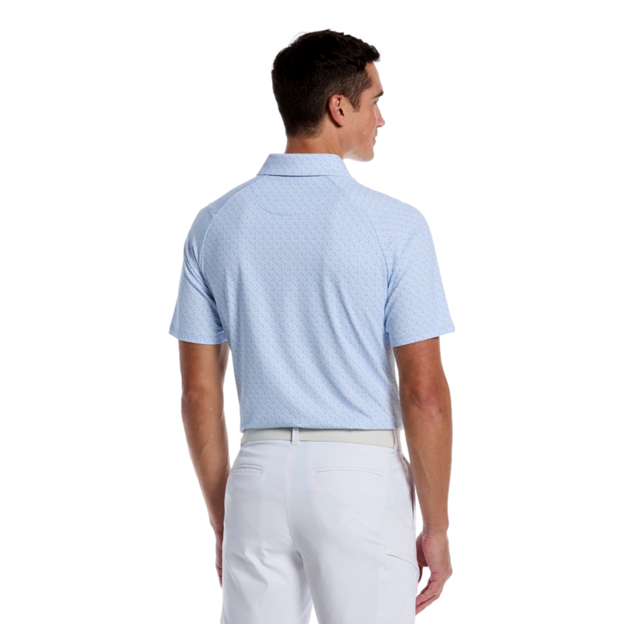 Timeless Chevron Print Men's Golf  Polo Shirt