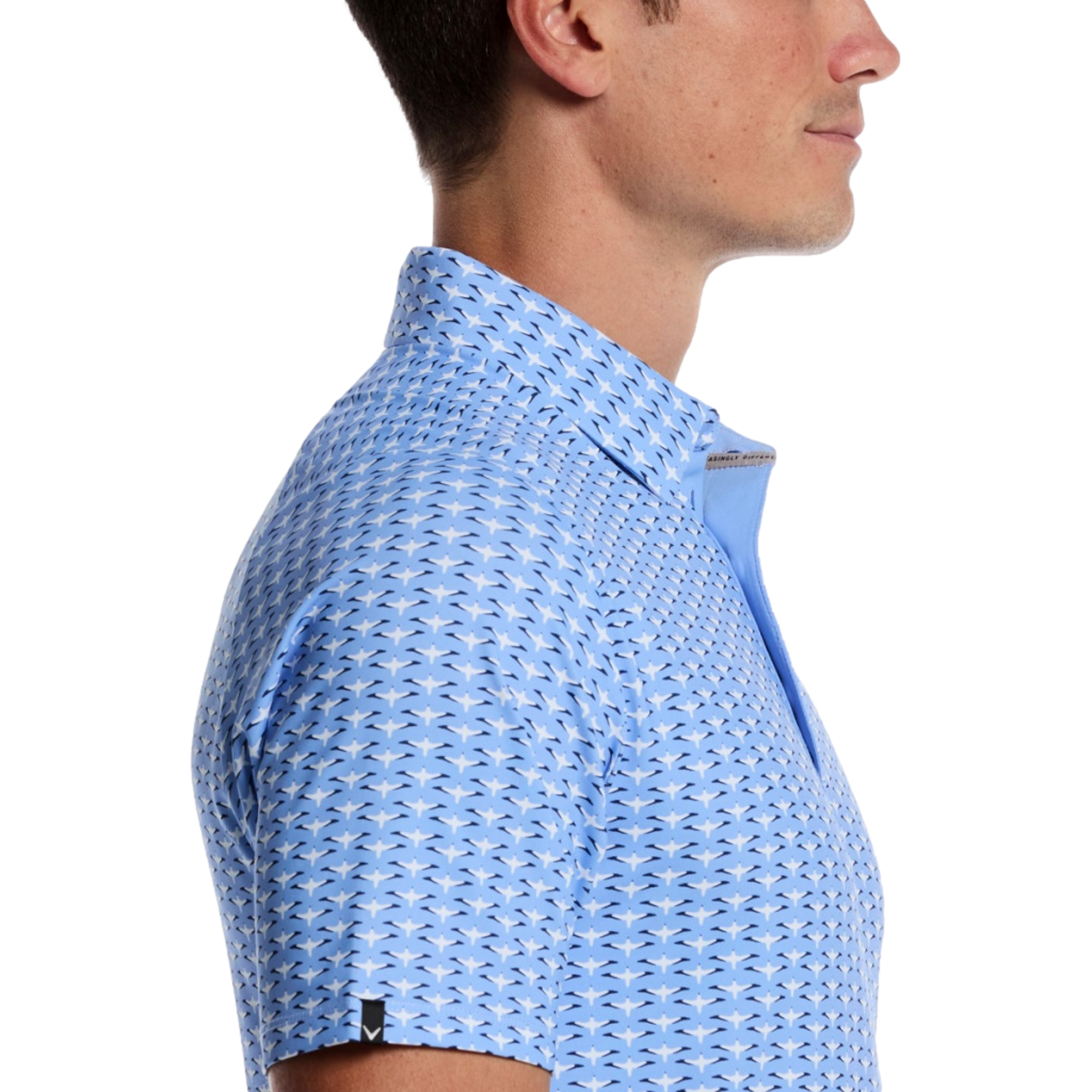 Albatross Geo Print Men's Golf  Polo Shirt
