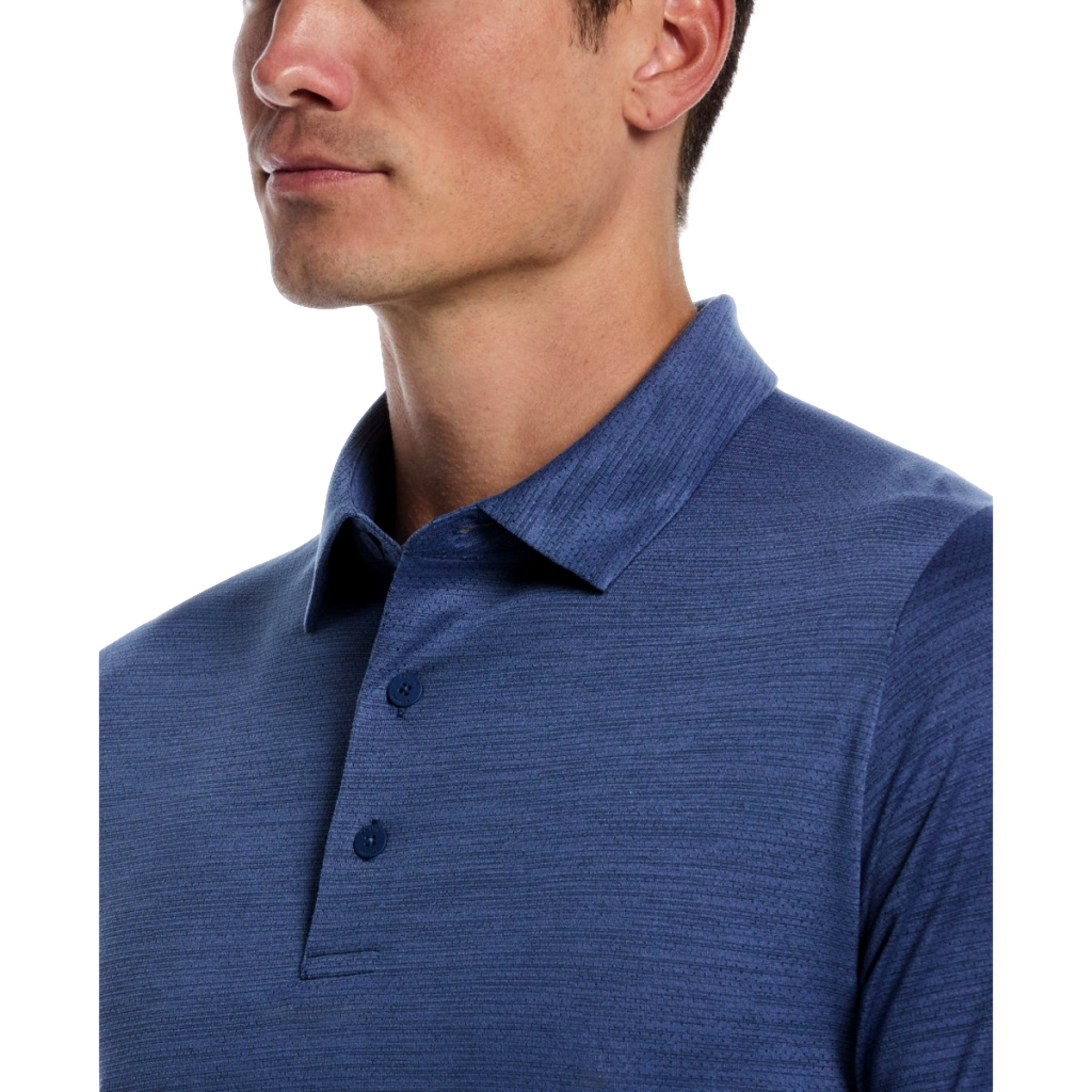 Core Heather Jacquard Men's Golf  Polo Shirt