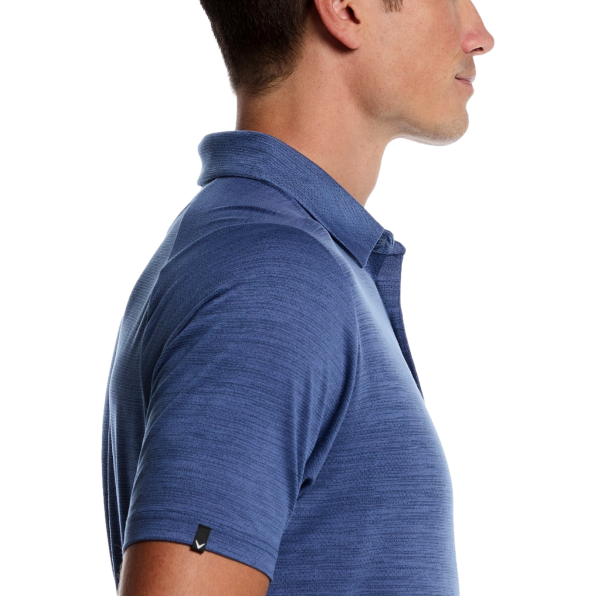 Core Heather Jacquard Men's Golf  Polo Shirt